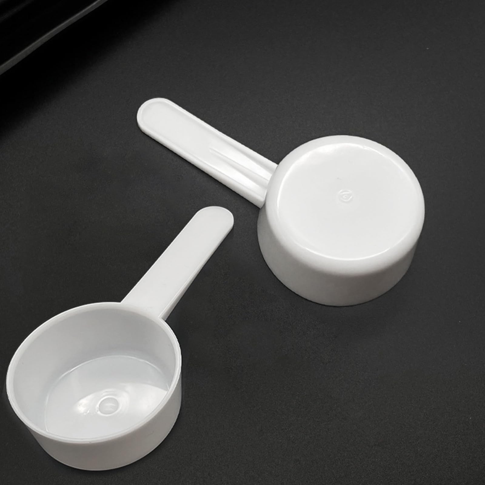 12-Piece Long Handle Measuring Spoon Set - Tablespoon & Teaspoon for Coffee, Tea, Milk, Spices, Protein Powder & Pet Food - Perfect for Baking, Cooking & Kitchen Measuring
