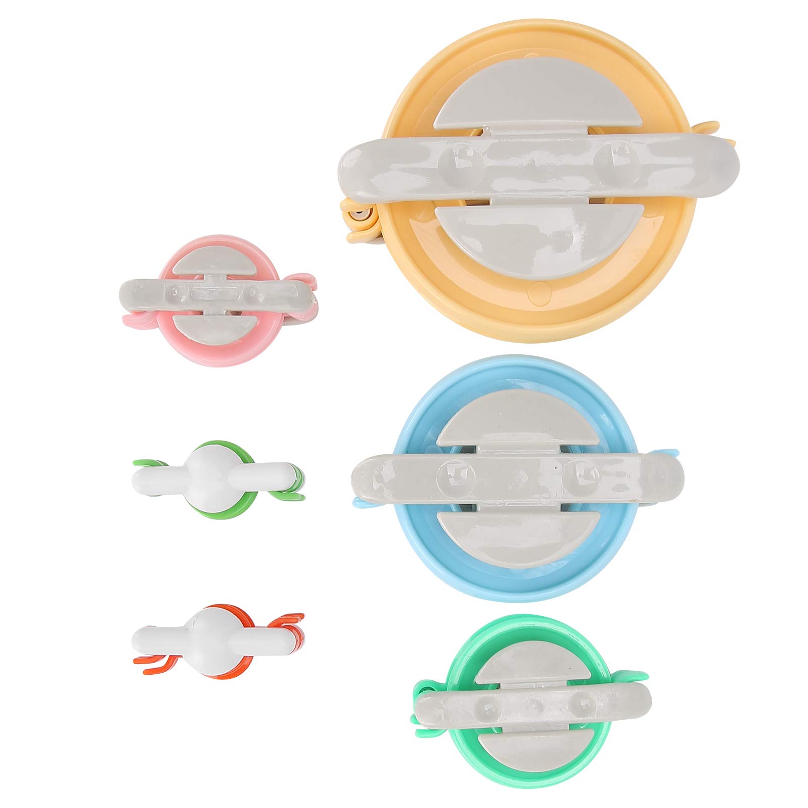 GLOGLOW 6Pcs Pom Pom Maker Kit - DIY Fluffy Yarn Ball Weaver Tool for Knitting, Crochet & Craft Projects - Perfect for Adults & Kids (Great for Scarf, Hat & Home Decor Accessories)