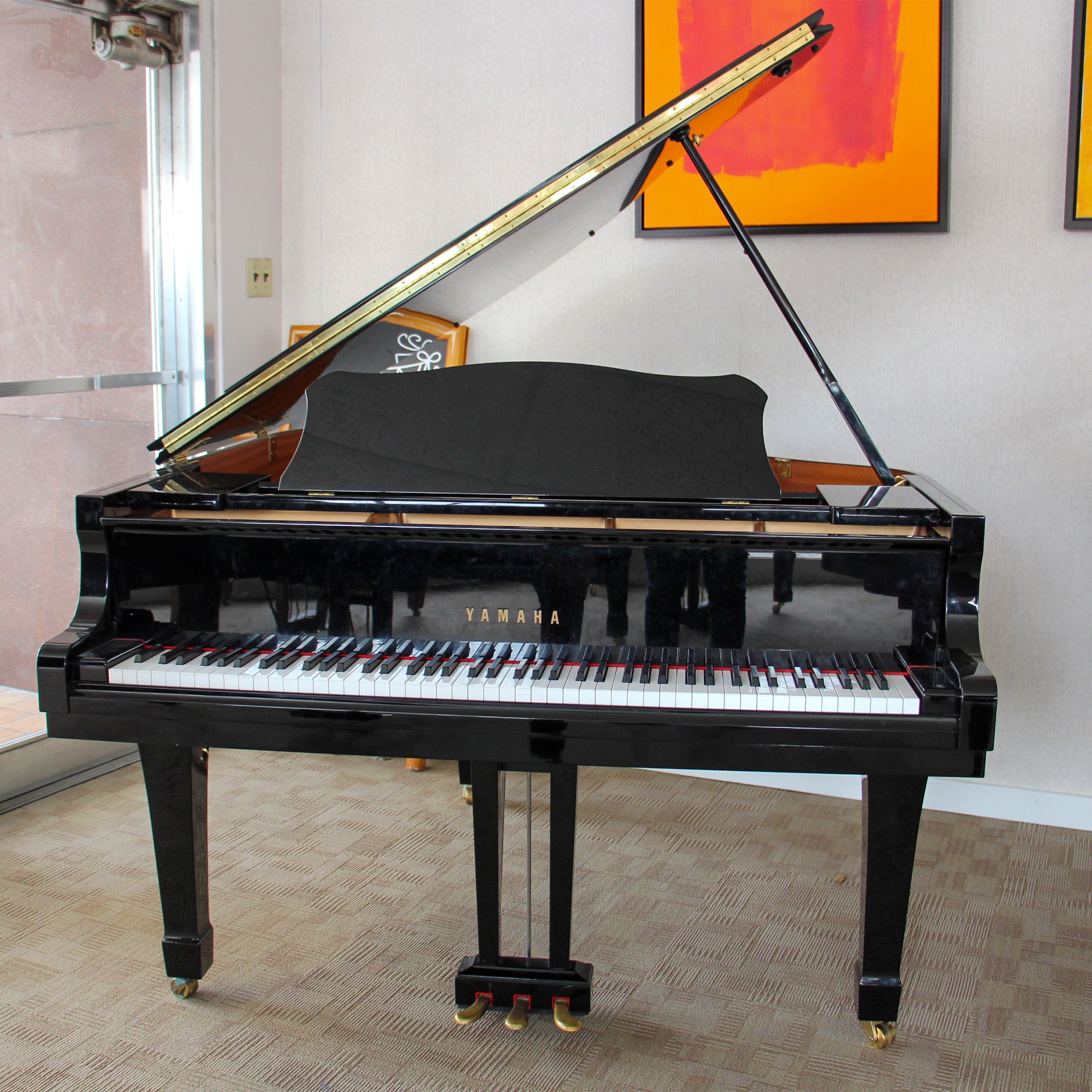 1999 Yamaha C1 Grand Piano - Polished Ebony Finish | Like New Condition | Perfect for Home, Studio & Concert Performances