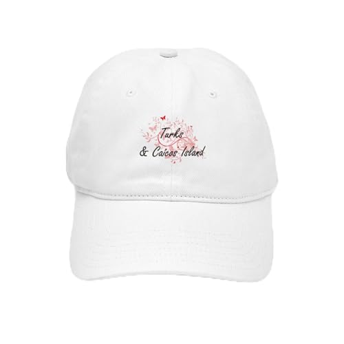 White - Turks & Caicos Island Artistic Design With But Cap