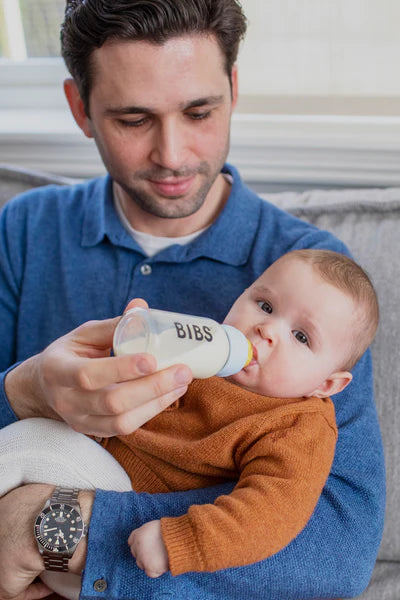 BIBS Premium Glass Baby Bottle - BPA-Free, Durable & Safe for Newborns & Infants - Perfect for Breastfeeding, Formula Feeding & On-the-Go Use