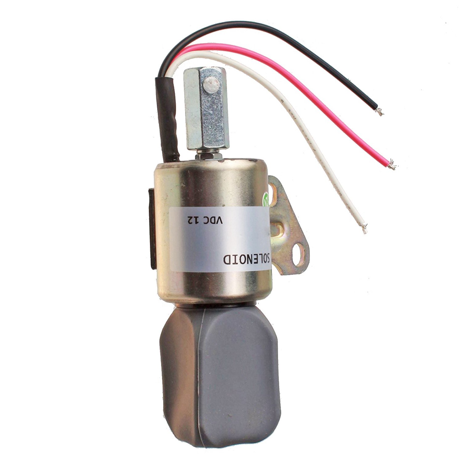 Fuel Stop Solenoid MT313 17520-60013 1752060013 12V for HAYTER Kubota Engine - Compatible Replacement Part for Lawn Mowers & Tractors - Perfect for Engine Shutdown & Maintenance