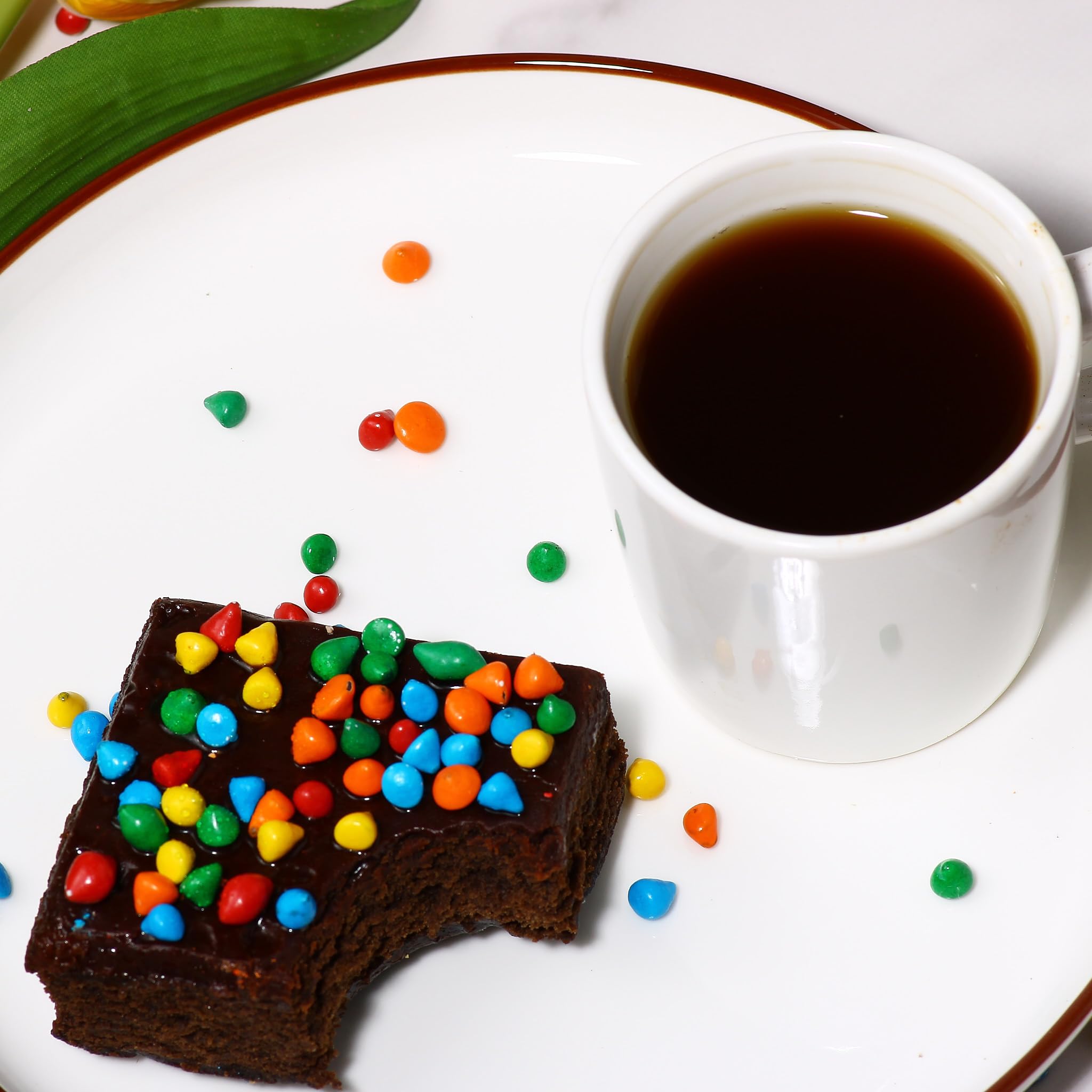 Delicious Confetti Brownie Snacks - 1.5 Oz Individually Wrapped (80 Count) | Nut Free & Dairy Free Treats by Stern's Bakery | Perfect for Office Snacks, School Lunches, Birthday Parties & Afternoon Tea