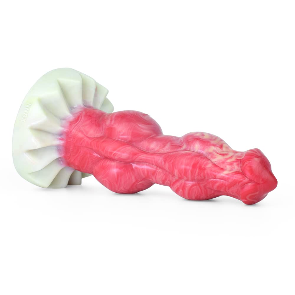 Premium Liquid Silicone Alien/Fido Dildo with Strong Suction Cup - Realistic Adult Sex Toy for Solo Play & Couples - BeHorny Collection | Perfect for BDSM, Fantasy Roleplay & Sensual Exploration