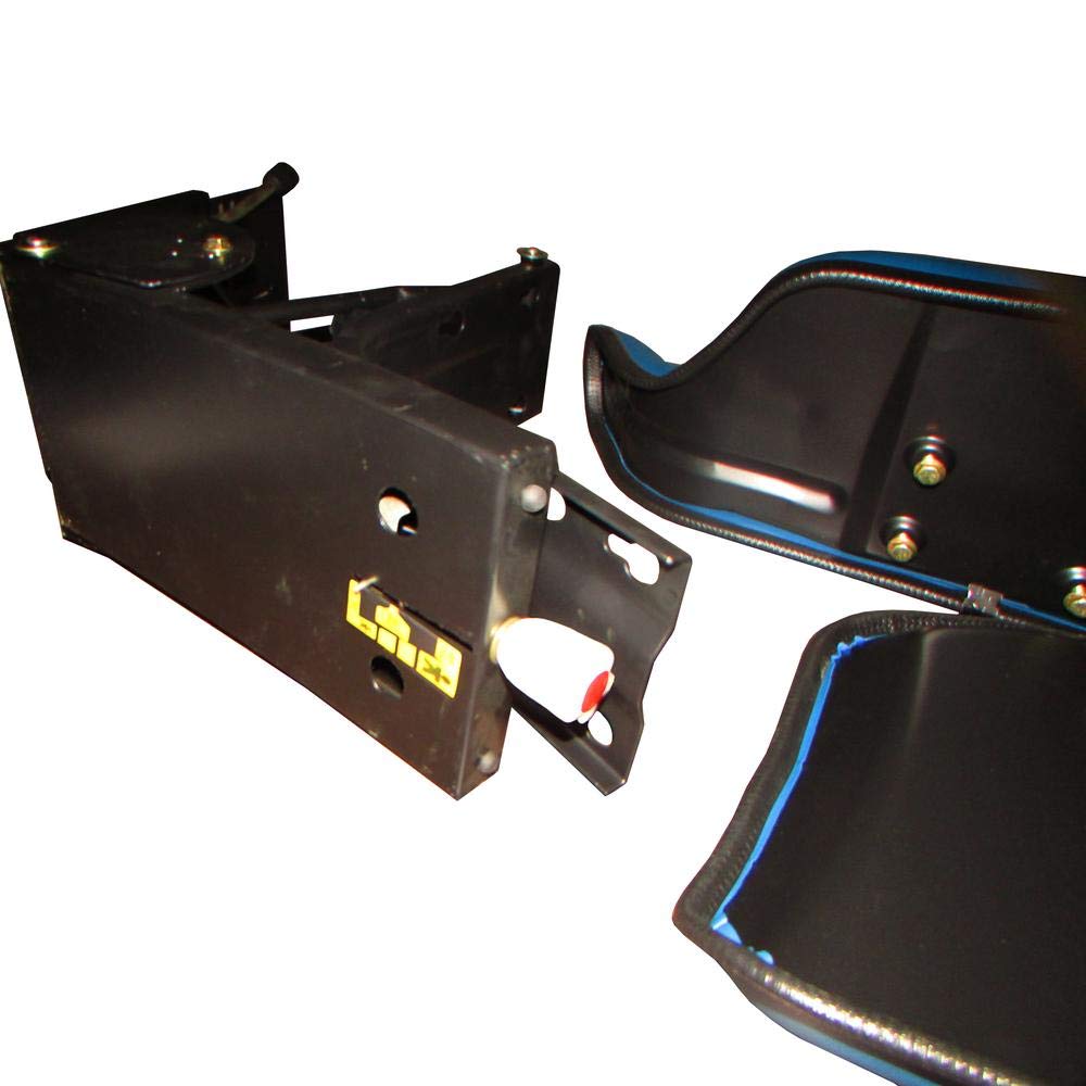 RAParts Universal Fit Blue Waffle Tractor Seat TS1060ATSP - Heavy Duty Comfort for Farm Tractors, Riding Mowers & Agricultural Equipment