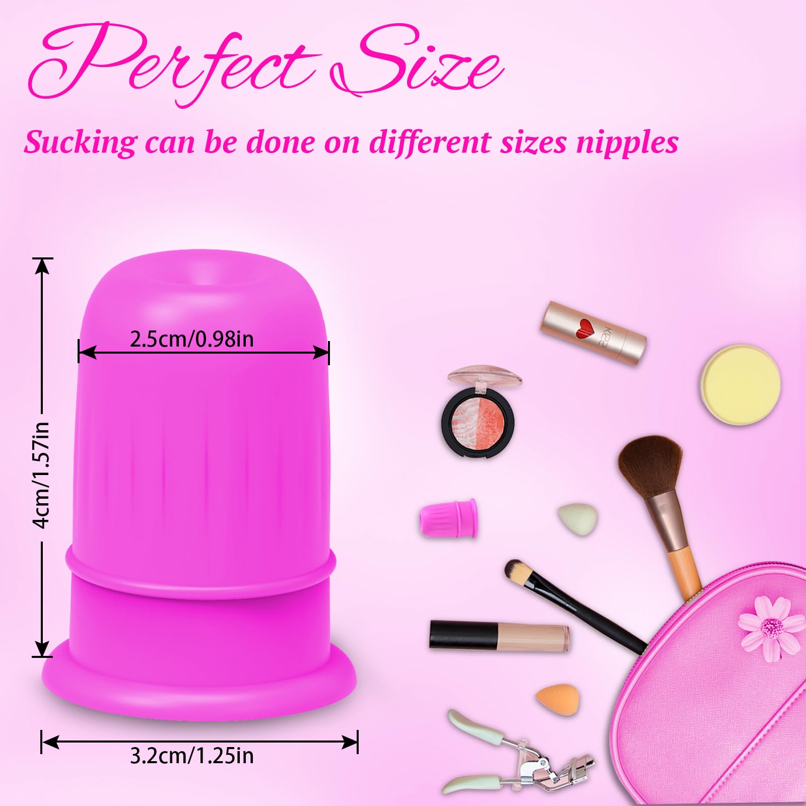 Silicone Nipple Suckers & Clamps Set - BDSM Adult Toys for Women, Couples & Beginners - Purple Nipple Stimulation Sex Toys for Enhanced Pleasure (Perfect for Sensual Play, Foreplay & Spicing Up Relationships)
