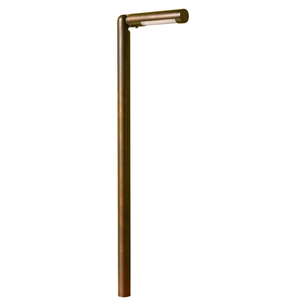 PLB15 Adjustable 3W 3000K Warm White LED Brass Pathway Light - Outdoor Landscape Lighting for Garden, Walkway, Driveway, and Patio