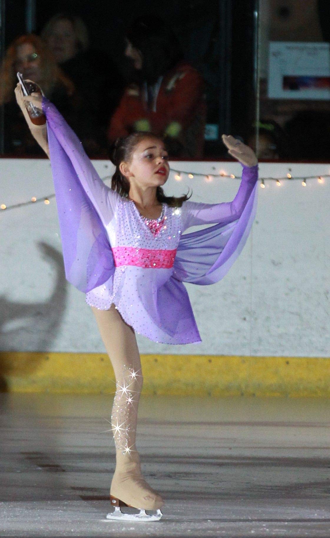 Women's Ice Skating Over The Boot Tights - Thermal Winter Leggings for Figure Skating & Ice Hockey - Perfect for Cold Weather Training & Performance