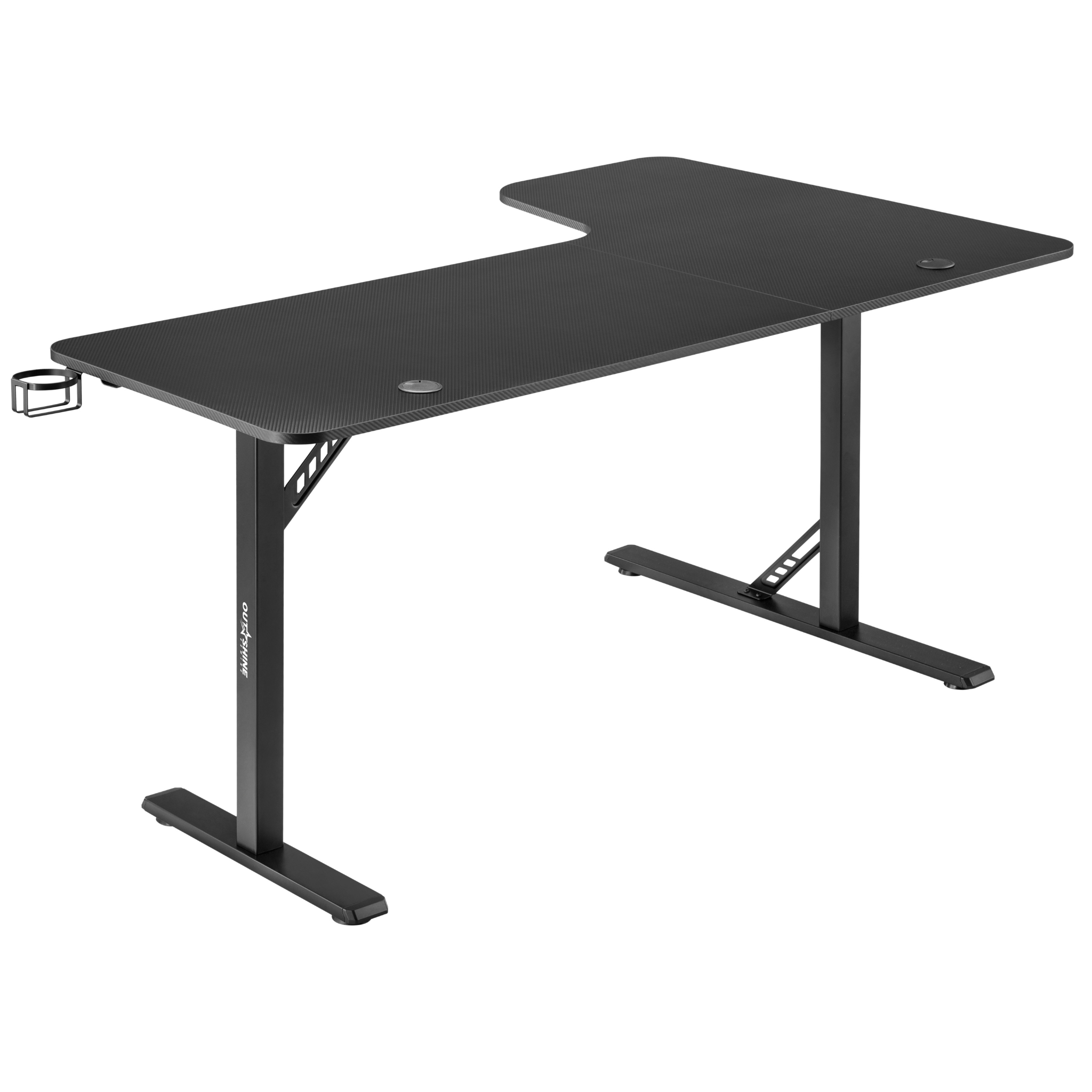 Citadel Gaming Desk V2 - 160cm Wide L-Shaped Computer Desk for PC Gamers | Ergonomic Home Office Setup with Cable Management | Perfect for Streaming & Esports