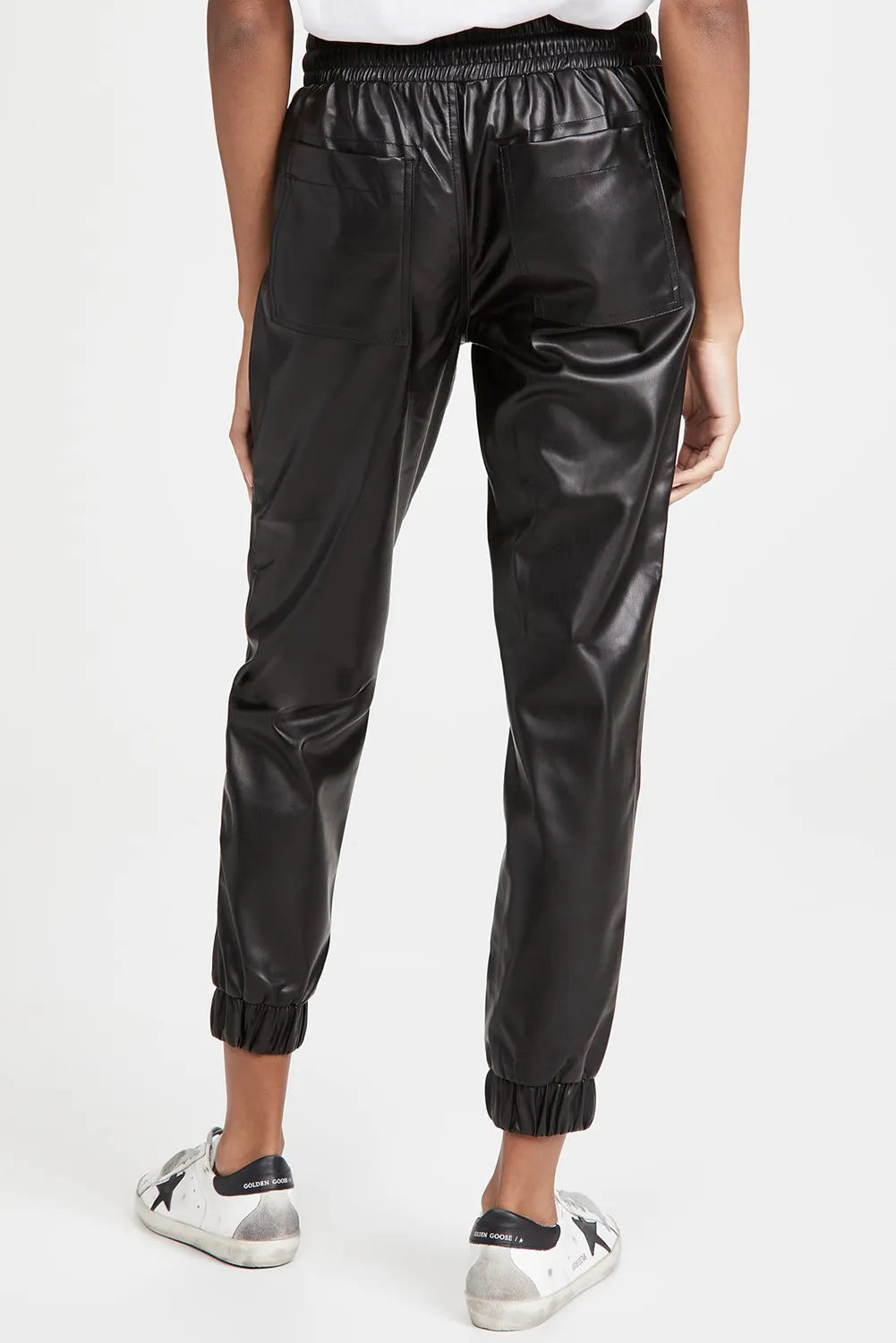 Stylish PU Leather Drawstring Resort Pants with Pockets - Comfortable Lounge & Vacation Wear for Men & Women | Perfect for Beach, Travel, and Relaxation