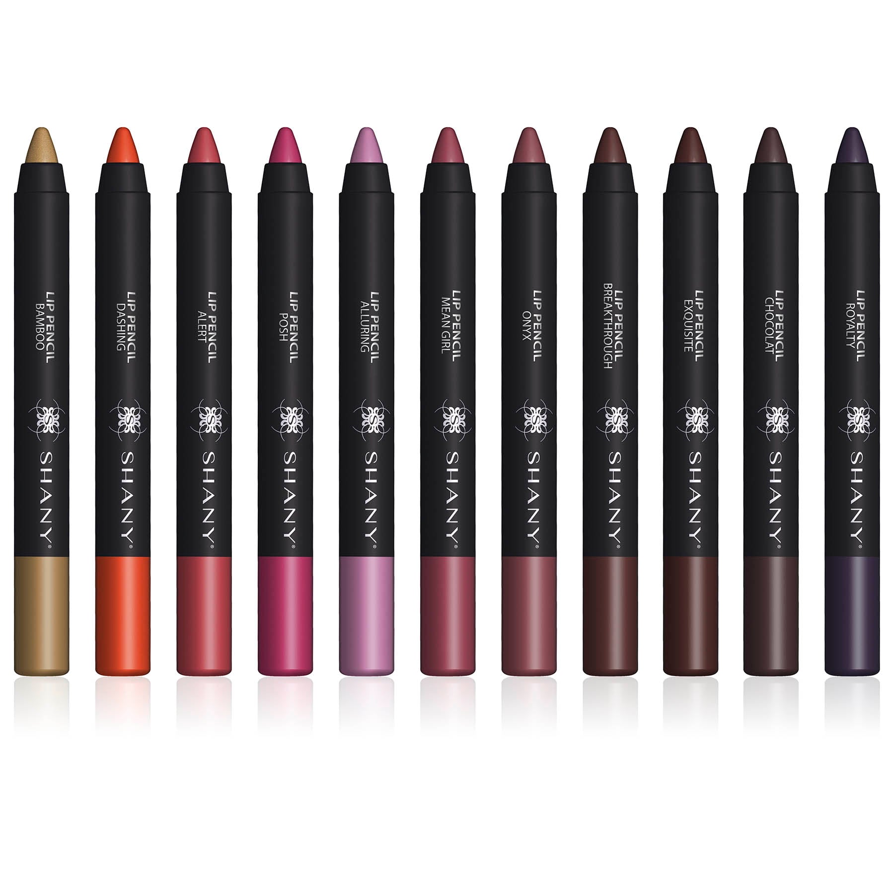SHANY Chunky Lipstick Lip Pencil - Long Lasting Matte Lip Liner for Bold Lip Looks | Perfect for Everyday Wear, Parties & Special Occasions