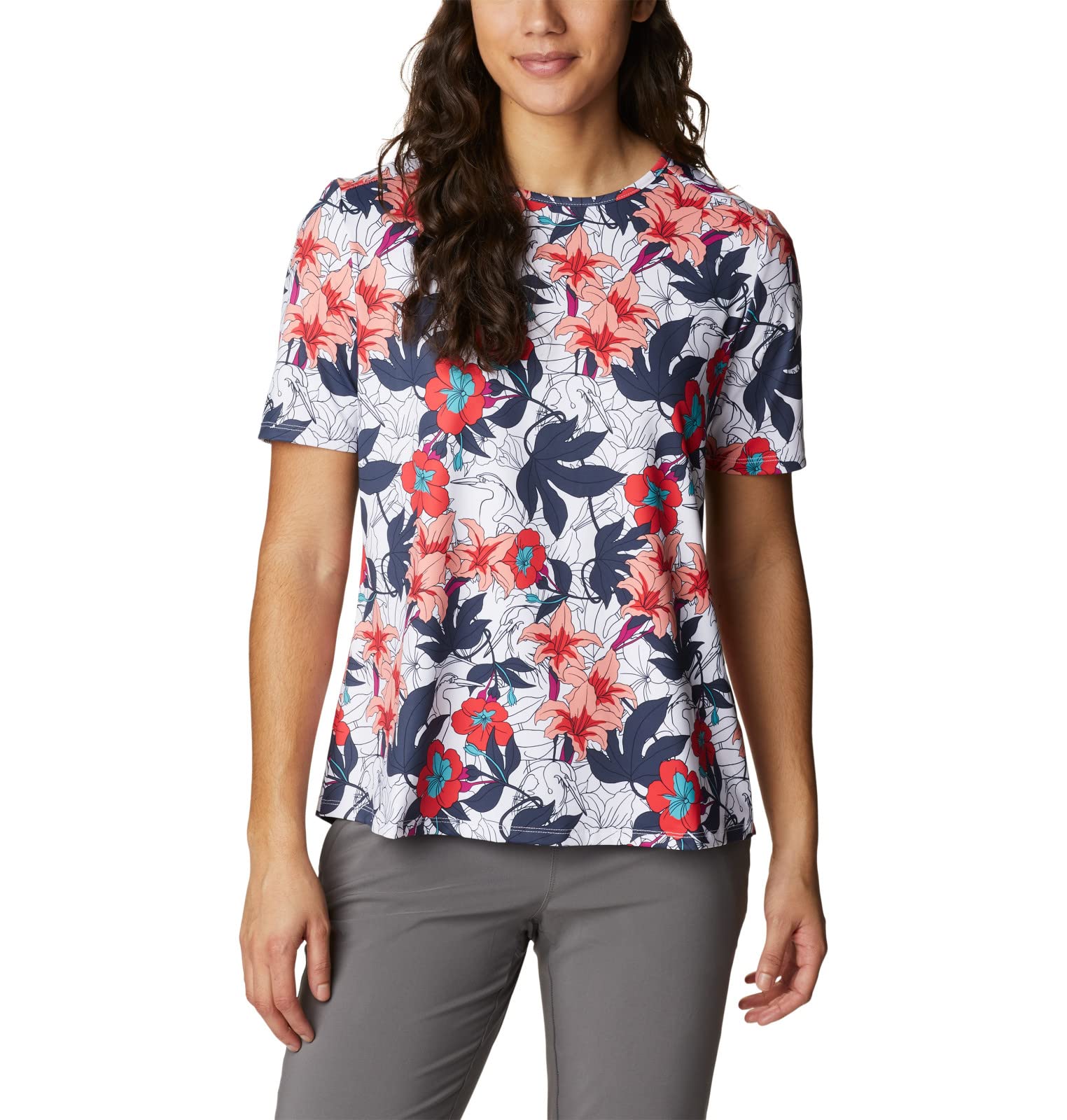 Columbia Women's Chill River Short Sleeve Shirt - Lightweight, Quick-Dry Hiking & Outdoor Activewear for Summer Adventures