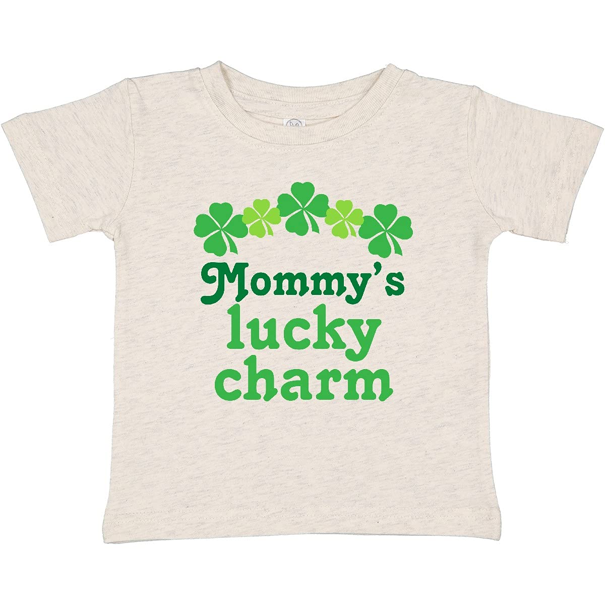 Inktastic Mommy's Lucky Charm St. Patrick's Day Baby T-Shirt - Cute Irish Outfit for Infants & Toddlers - Perfect for St. Paddy's Day Celebrations, Family Photos & Holiday Events