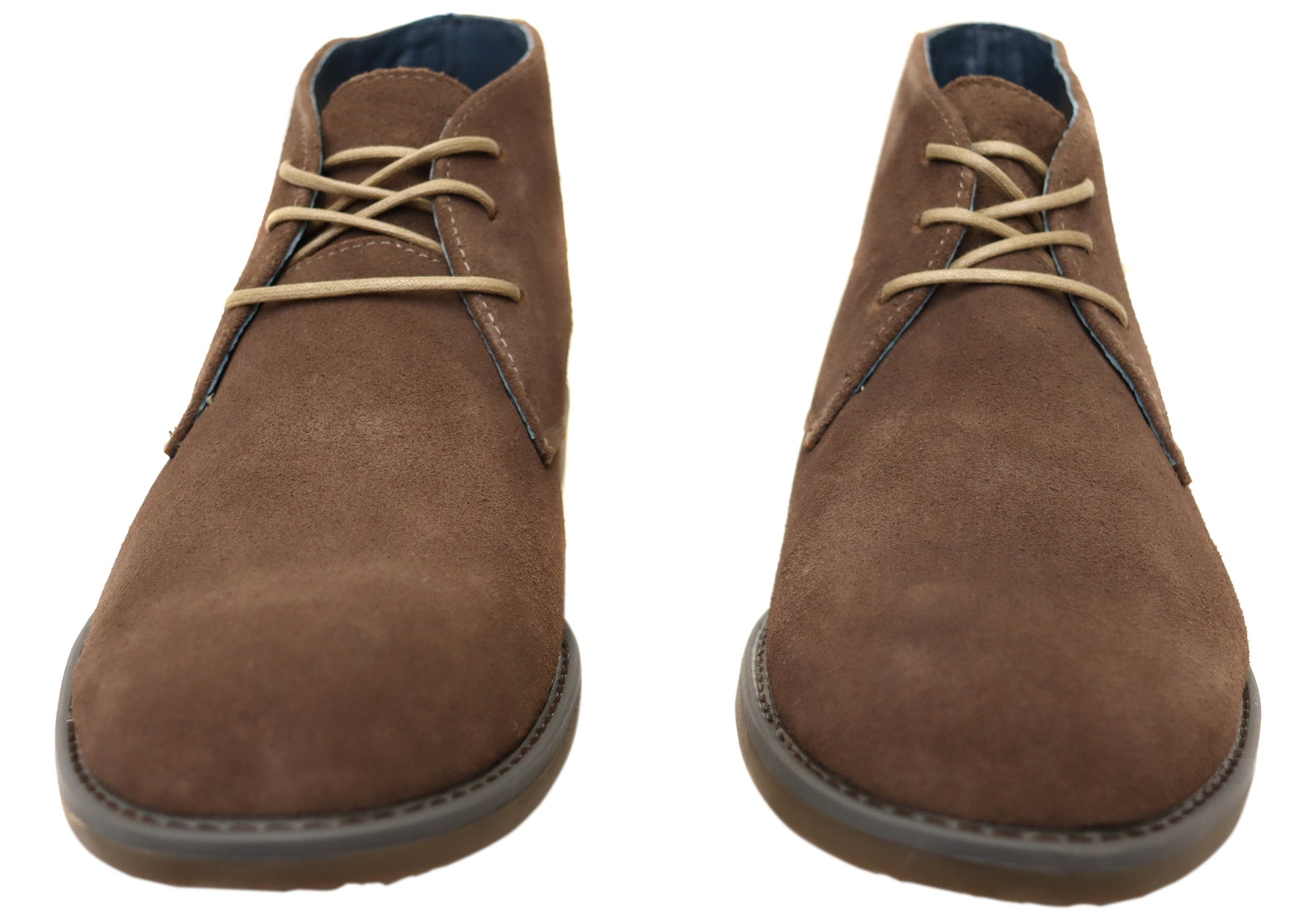 Hush Puppies Men's Extra Wide Width Leather Suede Boots - Comfortable Work Boots for Outdoor & Casual Wear