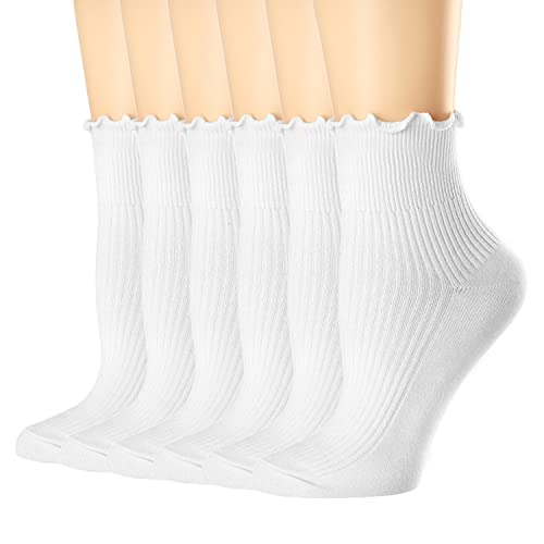 6-pairs(white)_ankle Socks