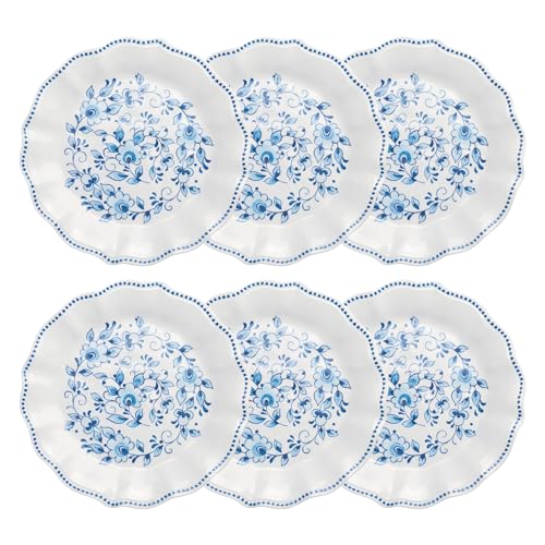 Blue and White Floral
