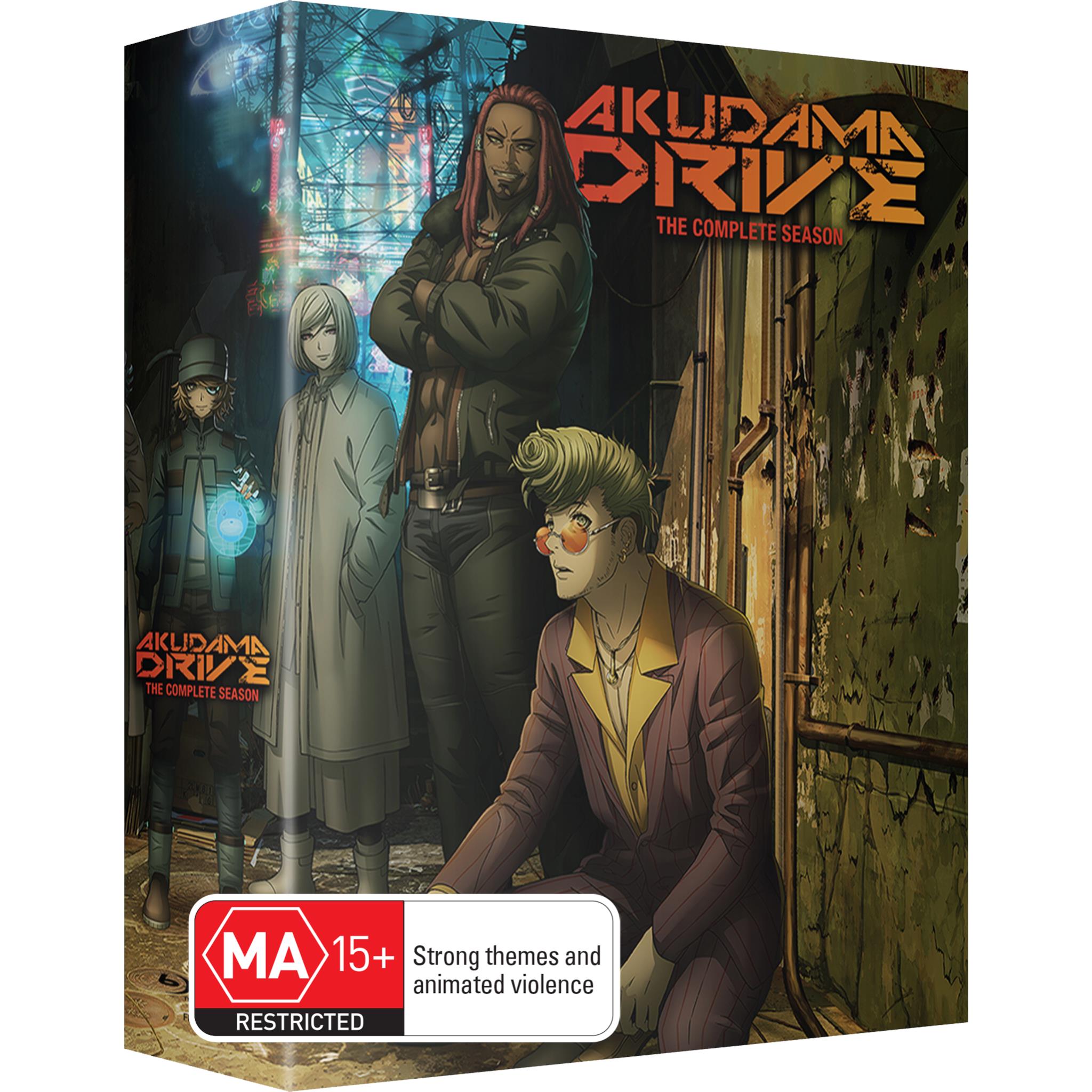 Akudama Drive Complete Season Limited Edition Blu-ray - Cyberpunk Anime Series for Collectors & Fans - Perfect for Binge-Watching & Home Entertainment
