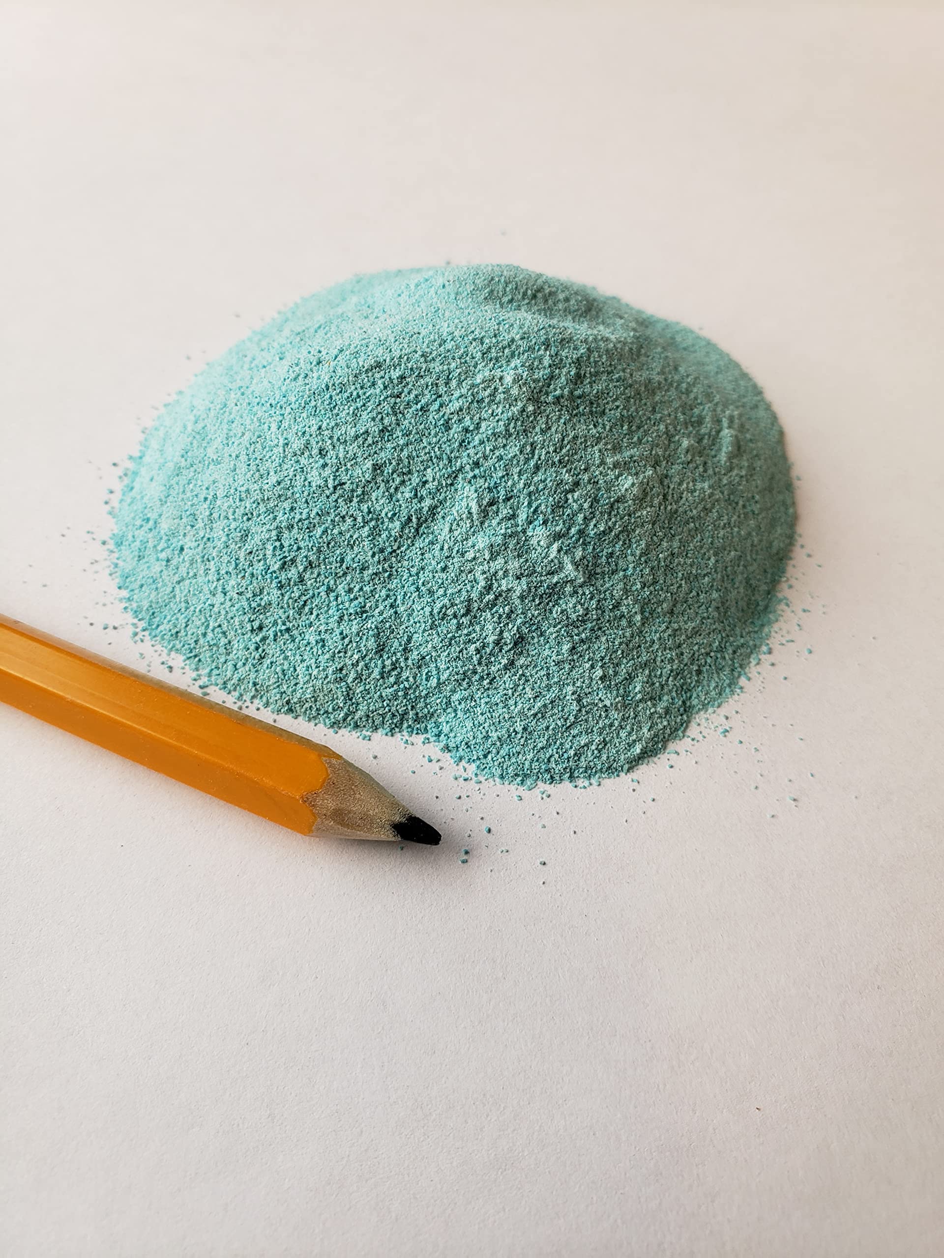 Premium Crushed Turquoise Stone - 1 Ounce Fine Powder for Jewelry Making, Resin Art, and DIY Crafts | Natural Gemstone for Cabochons, Inlays & Decorative Projects