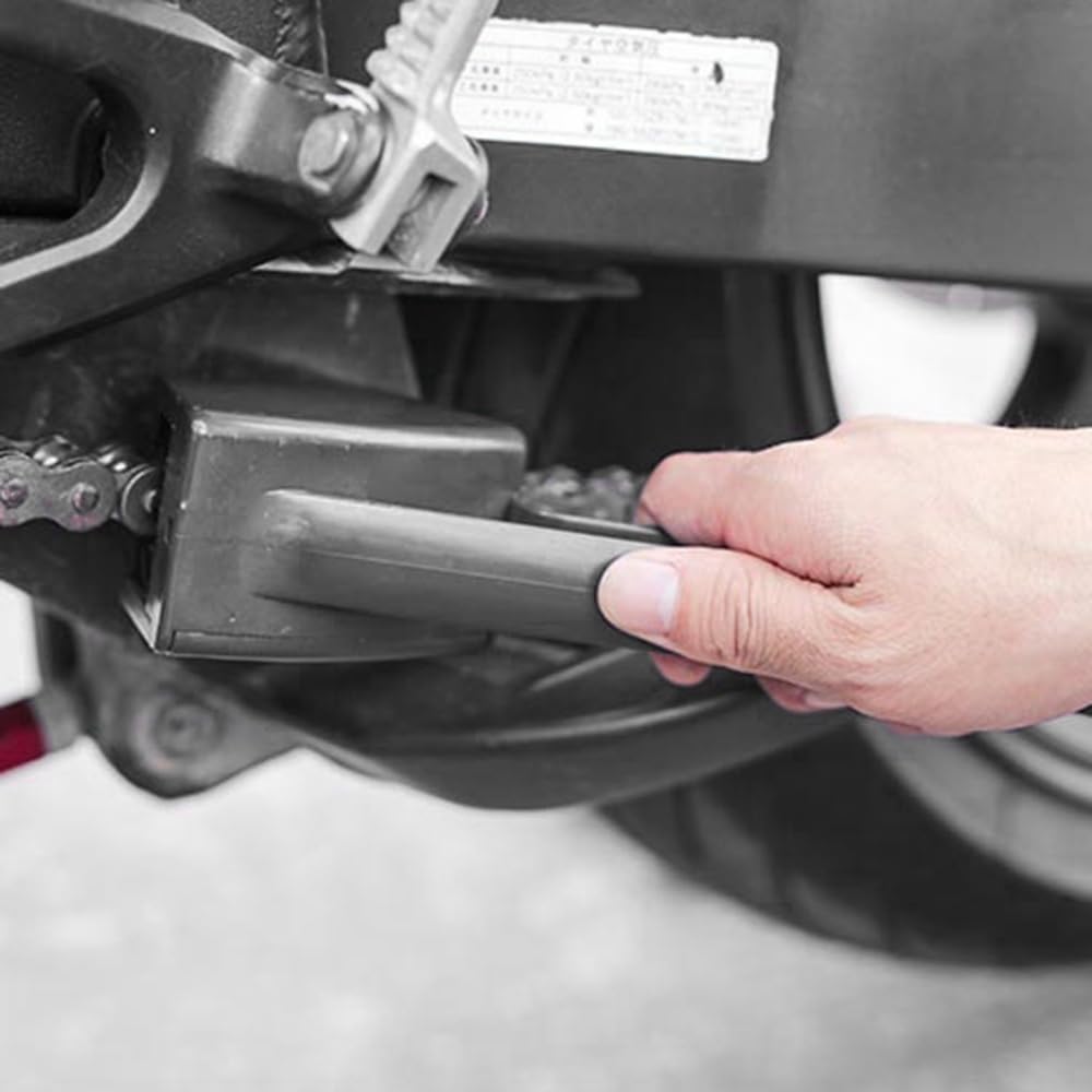 MiOYOOW Motorcycle Chain Brush - Portable Bike Chain Cleaner Tool for Motorcycle & Bicycle Maintenance | Easy Non-Disassembly Cleaning for Dirt, Grease & Grime | Perfect for Road Bikes, Mountain Bikes & Dirt Bikes