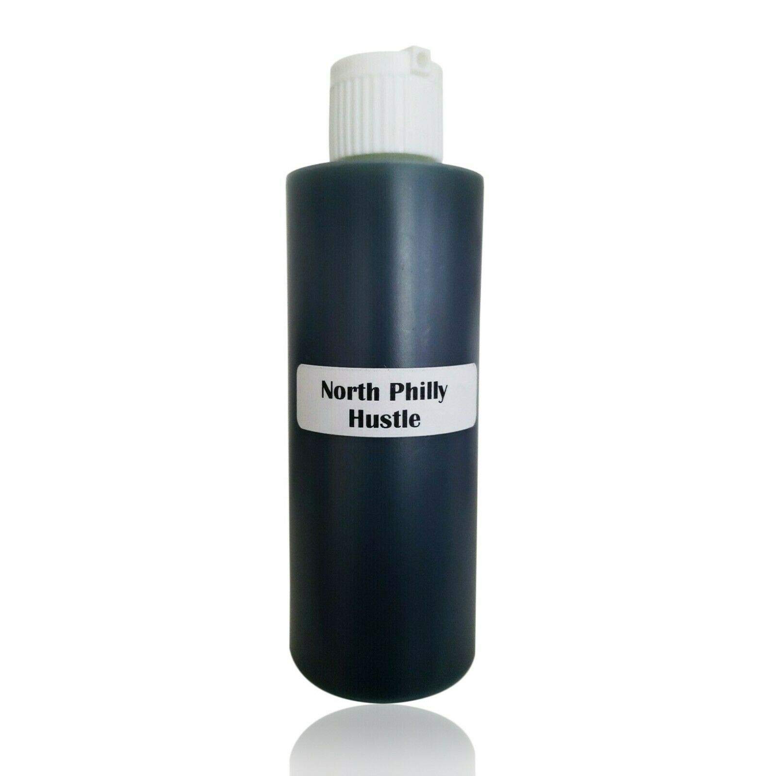 North Philly Hustle Fragrance Oil - 4oz Thick & Uncut Premium Grade Scented Body Oil - Long Lasting Perfume Oil for Women & Men - Perfect for Daily Wear, Date Nights & Special Occasions