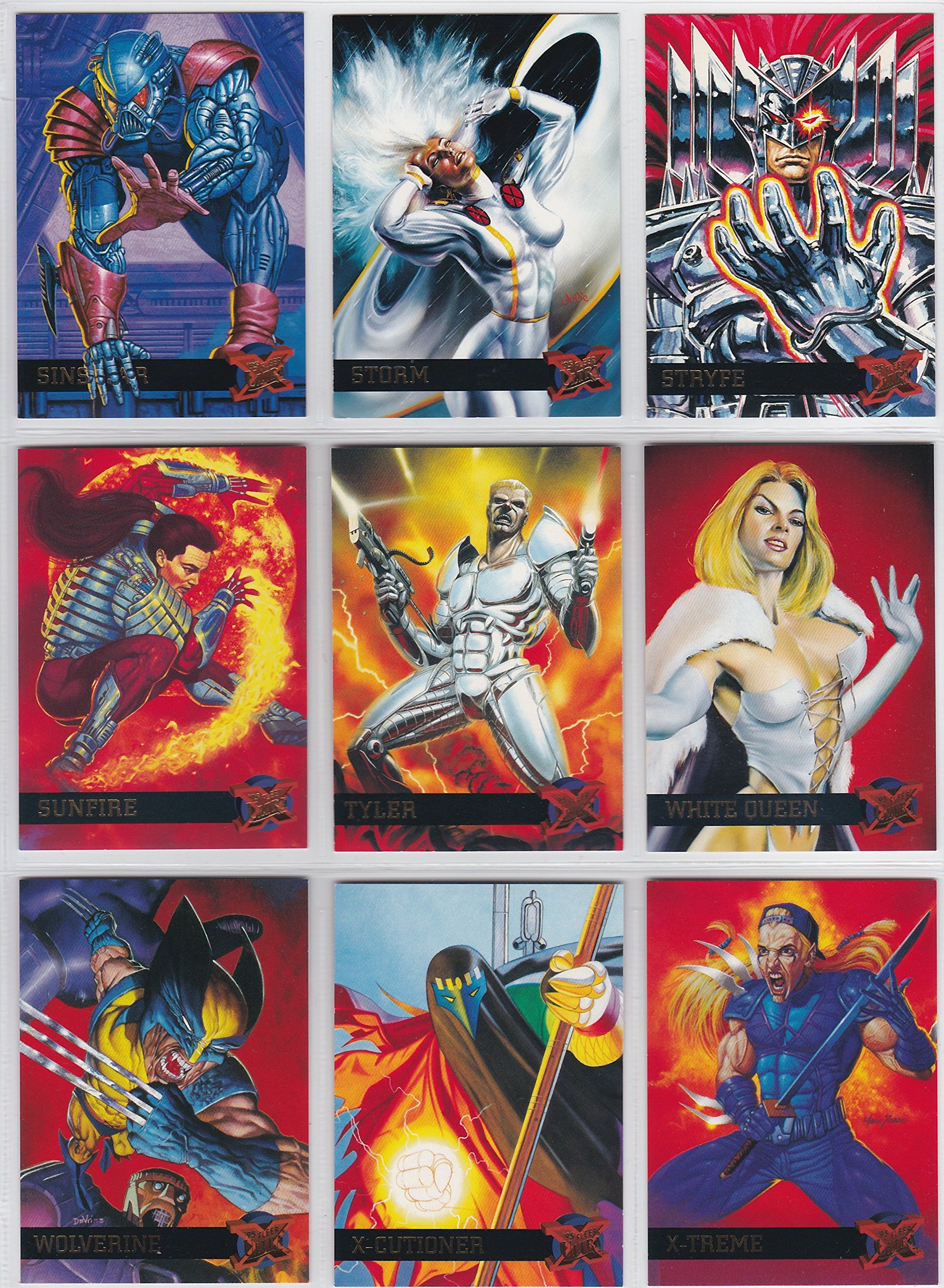 1995 Fleer Ultra X-Men Base Set - 150 NM/M Marvel Trading Cards for Collectors & Fans - Perfect for Display, Gifts, and Comic Con Events