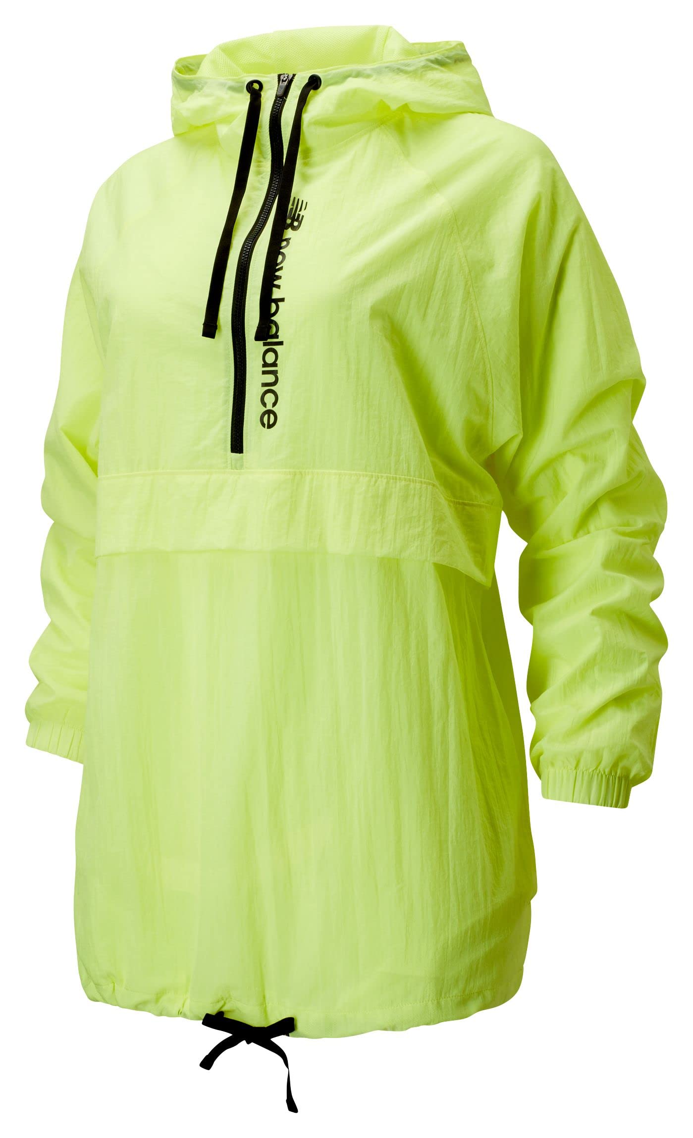New Balance Women's Optiks Windbreaker Jacket - Lightweight Running Jacket for Women, Lemon Slush Color, Size XS - Perfect for Jogging, Hiking & Outdoor Activities