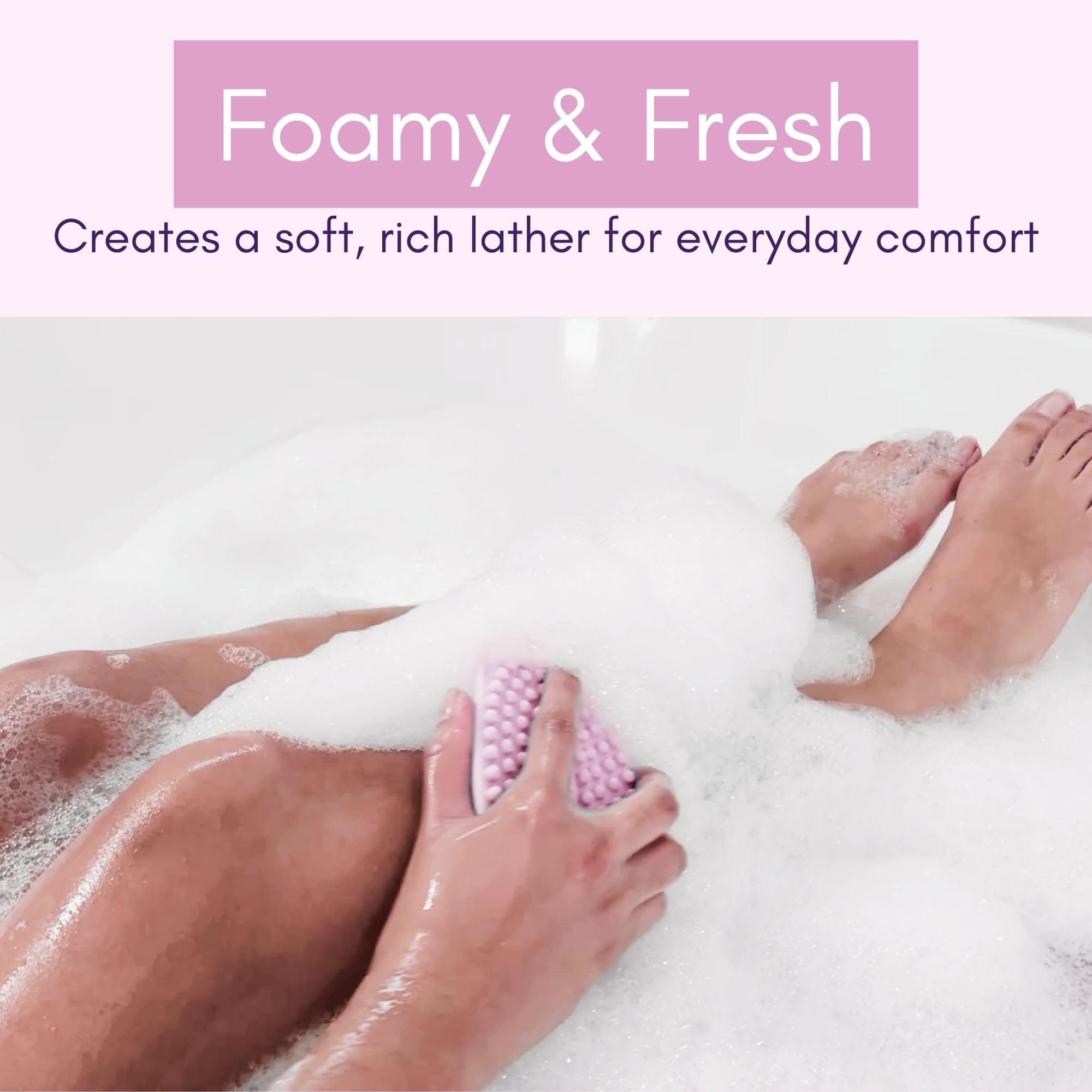 Avilana Silicone Body Scrubber – Dual-Sided Exfoliating Scrubber for Men & Women, Gentle Loofah Alternative, Easy-to-Clean Silicone Shower Scrubber for Smooth Skin – Perfect for Shower, Bath & Spa Days