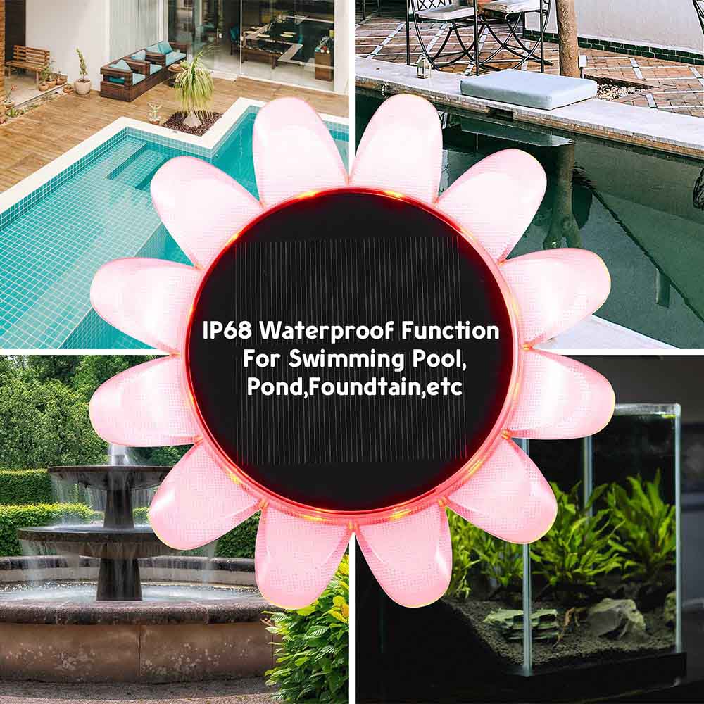 Solar Powered Sunflower Garden Lights - Outdoor Waterproof RGB Stake Lights for Yard, Pathway, Patio & Landscape Decoration
