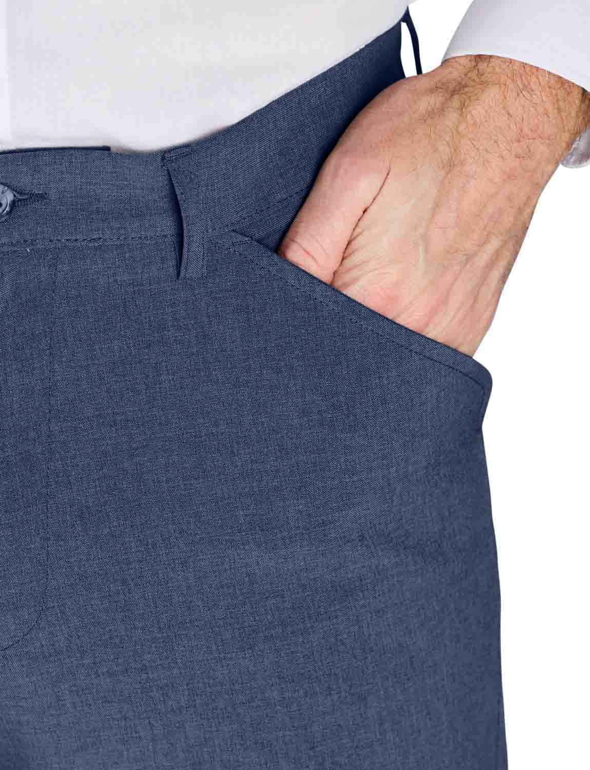 Stylish Men's Frogmouth Pocket Formal Pants - Comfortable & Versatile Office Wear for Business, Weddings & Special Occasions