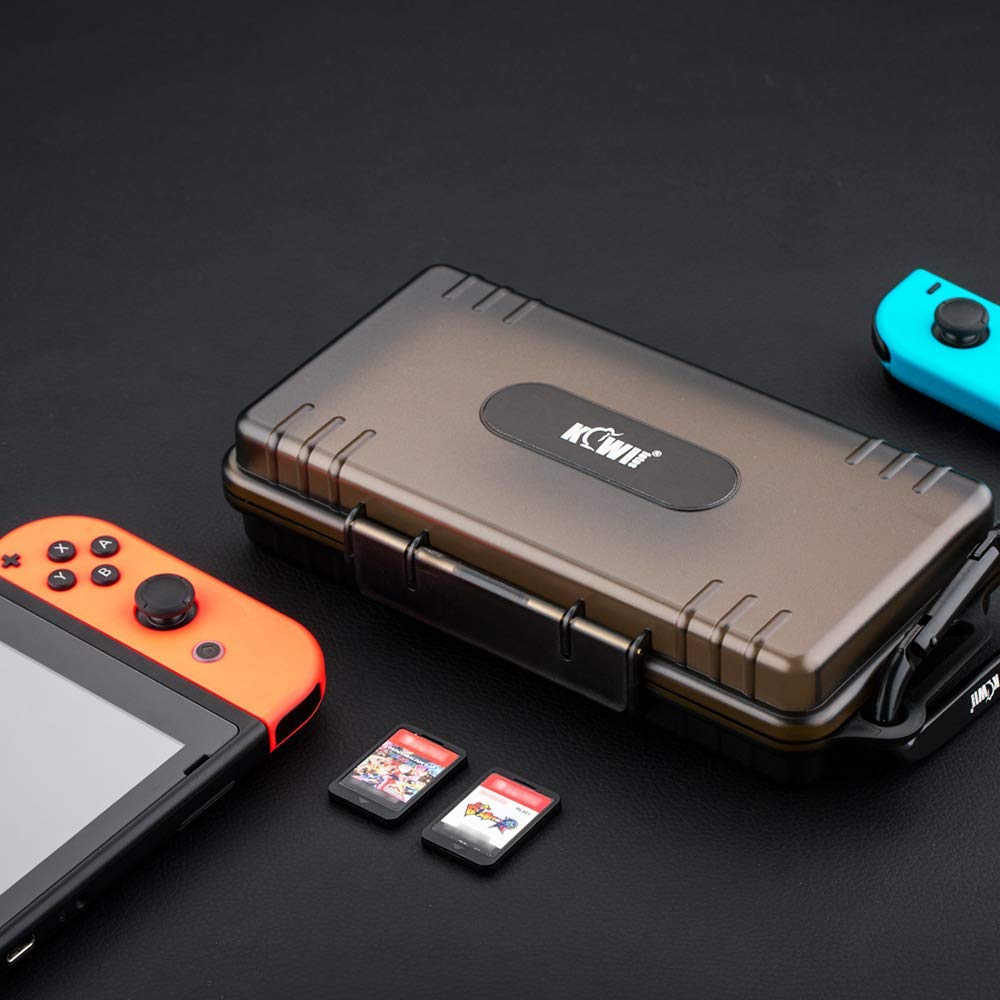 Waterproof 40-Slot Memory Card Holder for SD, SDHC, SDXC, NS (Nintendo Switch), PSV (PS Vita) - Compact Storage Case for Cameras, Gaming Consoles & Electronic Devices