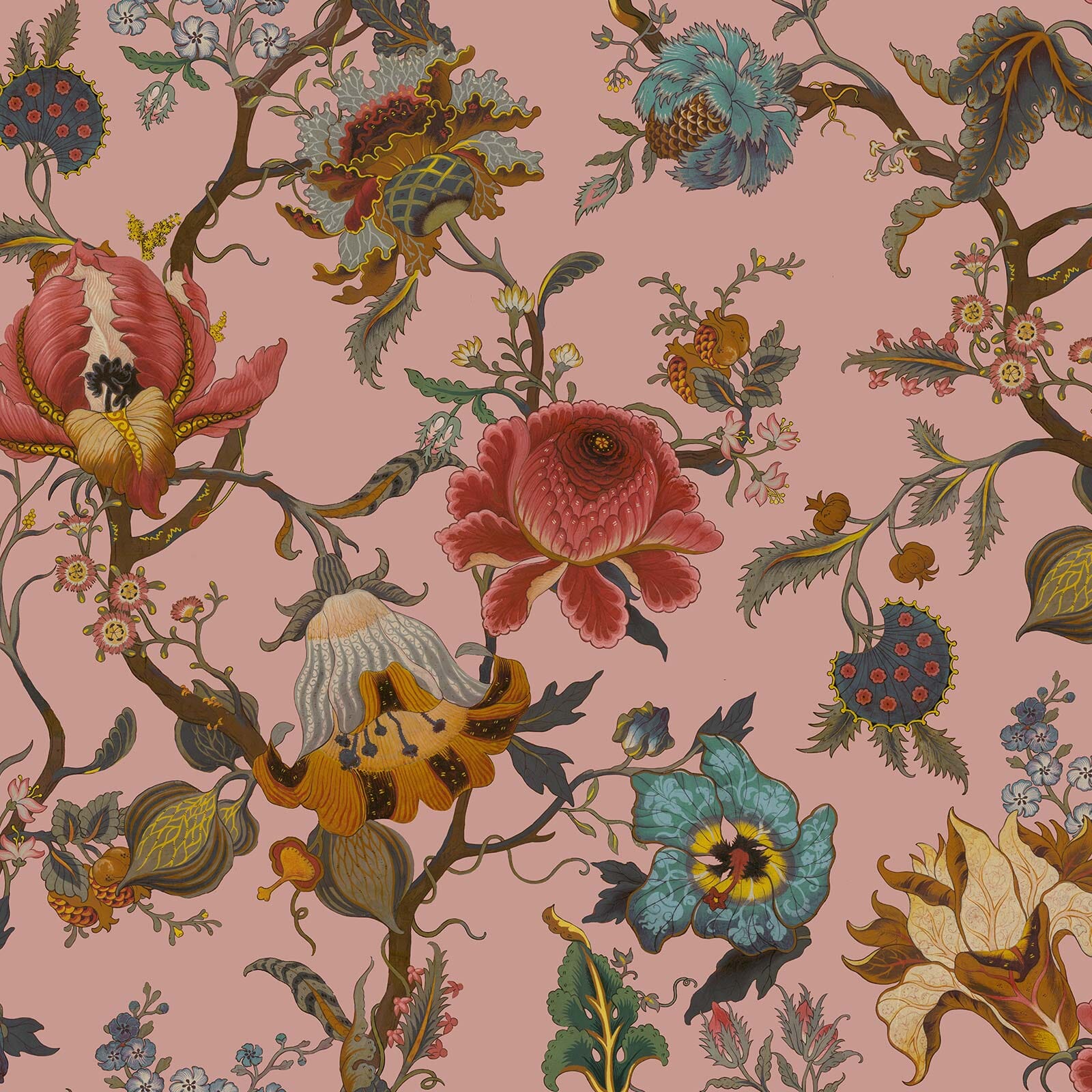 ARTEMIS Premium Blush Wallpaper Sample - Elegant & Modern Home Decor for Living Room, Bedroom, or Office