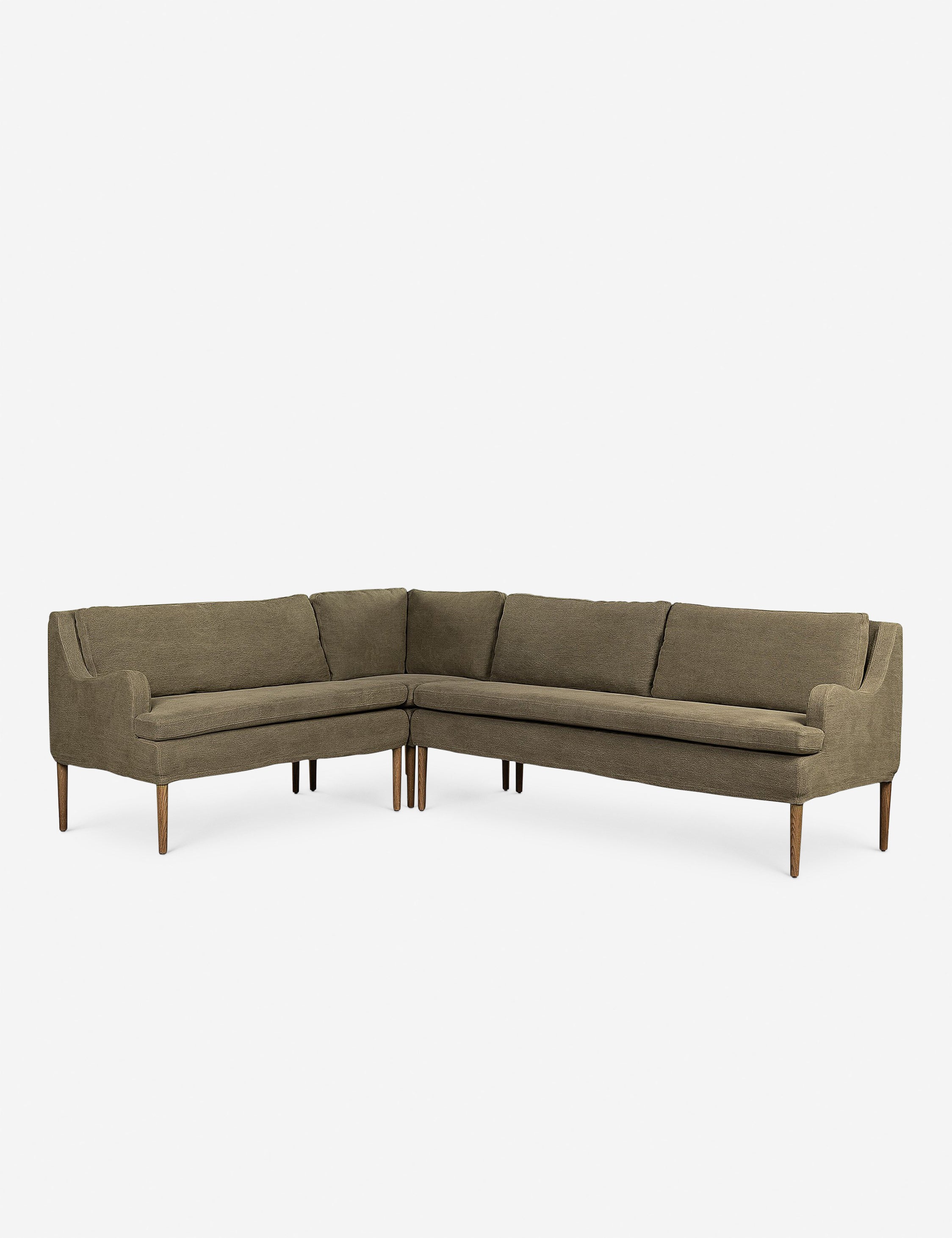 Aurelia Dining Banquette by Amber Lewis x Four Hands - Modern Upholstered Bench for Dining Room, Kitchen Nook & Entryway - Stylish Seating Solution for Home Decor