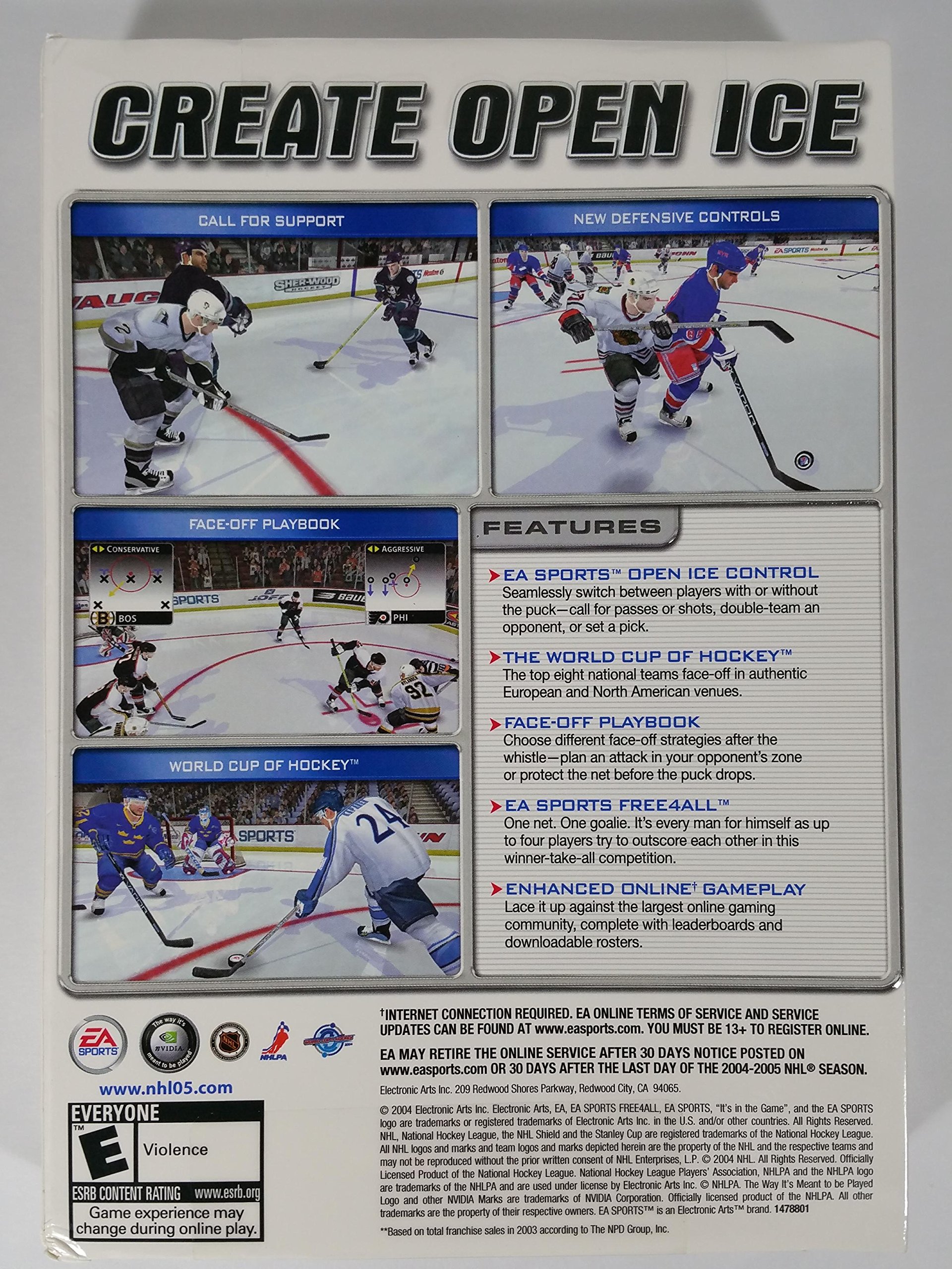 NHL 2005 PC Game - Hockey Sports Simulation Video Game for Windows | Perfect for NHL Fans & Gaming Enthusiasts