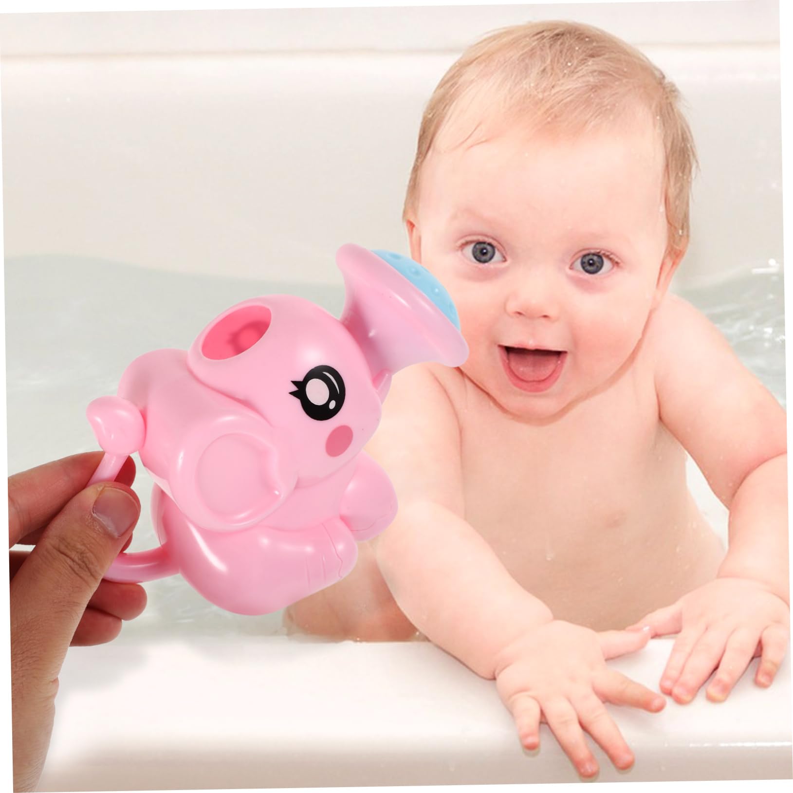 COOLHIYA 2-Pack Bathroom Toys for Kids - Watering Can & Sprinkler Shower Bathtub Toys, BPA-Free PP Plastic - Fun Bath Time Accessories for Toddlers & Preschoolers | Perfect for Indoor Water Play & Sensory Development