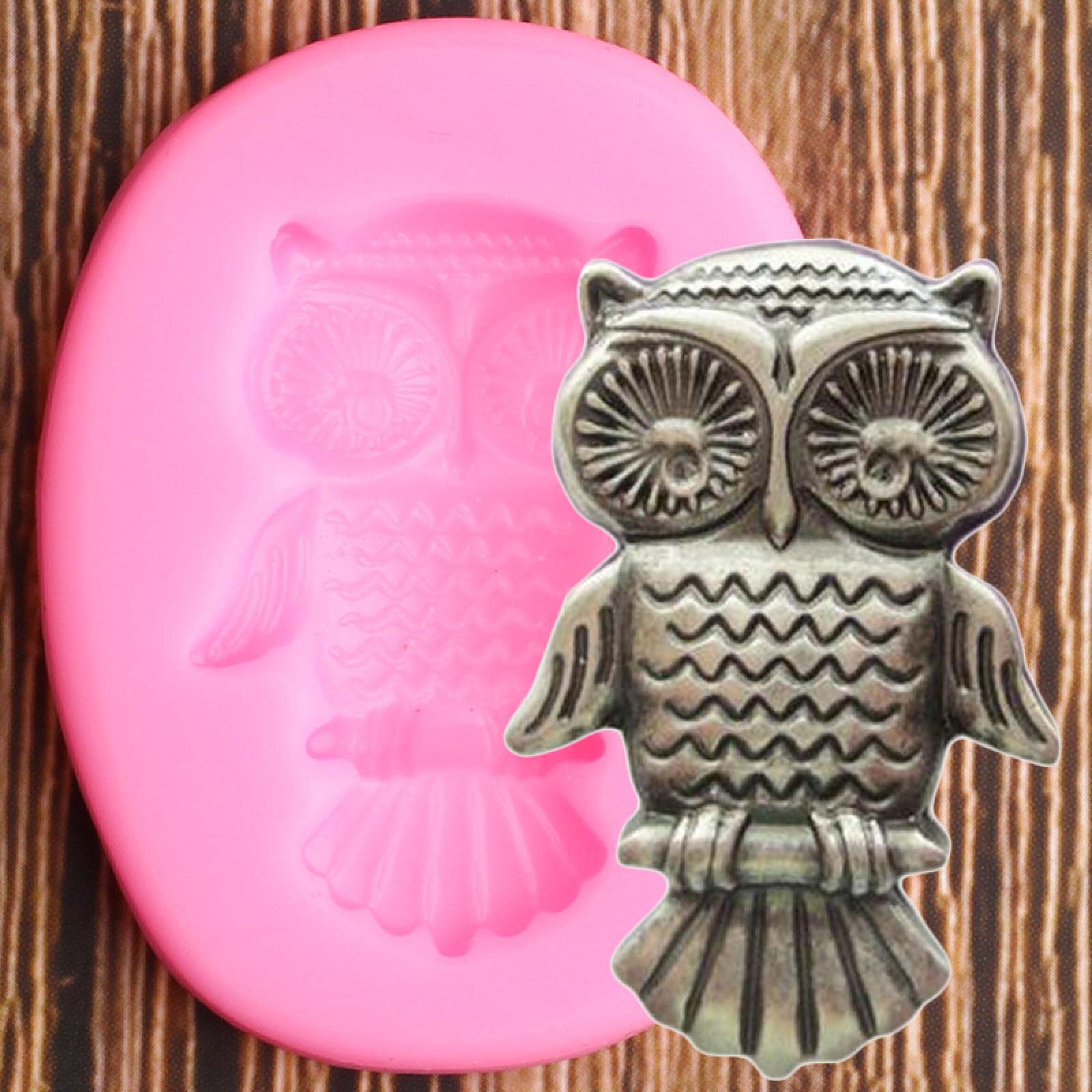 Premium Silicone Chocolate Molds - Owl Shaped DIY Baking Tools for Fondant, Cake Decorating, Cookies & Candy Making | Christmas Gift Idea & Party Dessert Supplies