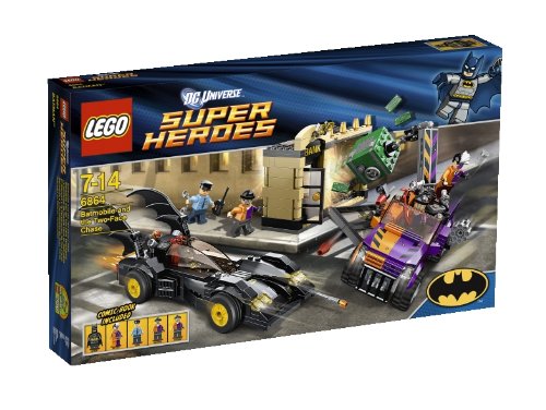 LEGO Super Heroes Batmobile & Two-Face Chase Building Set - Batman Toy Car for Kids & Collectors - Perfect for Play, Display & Gift Giving
