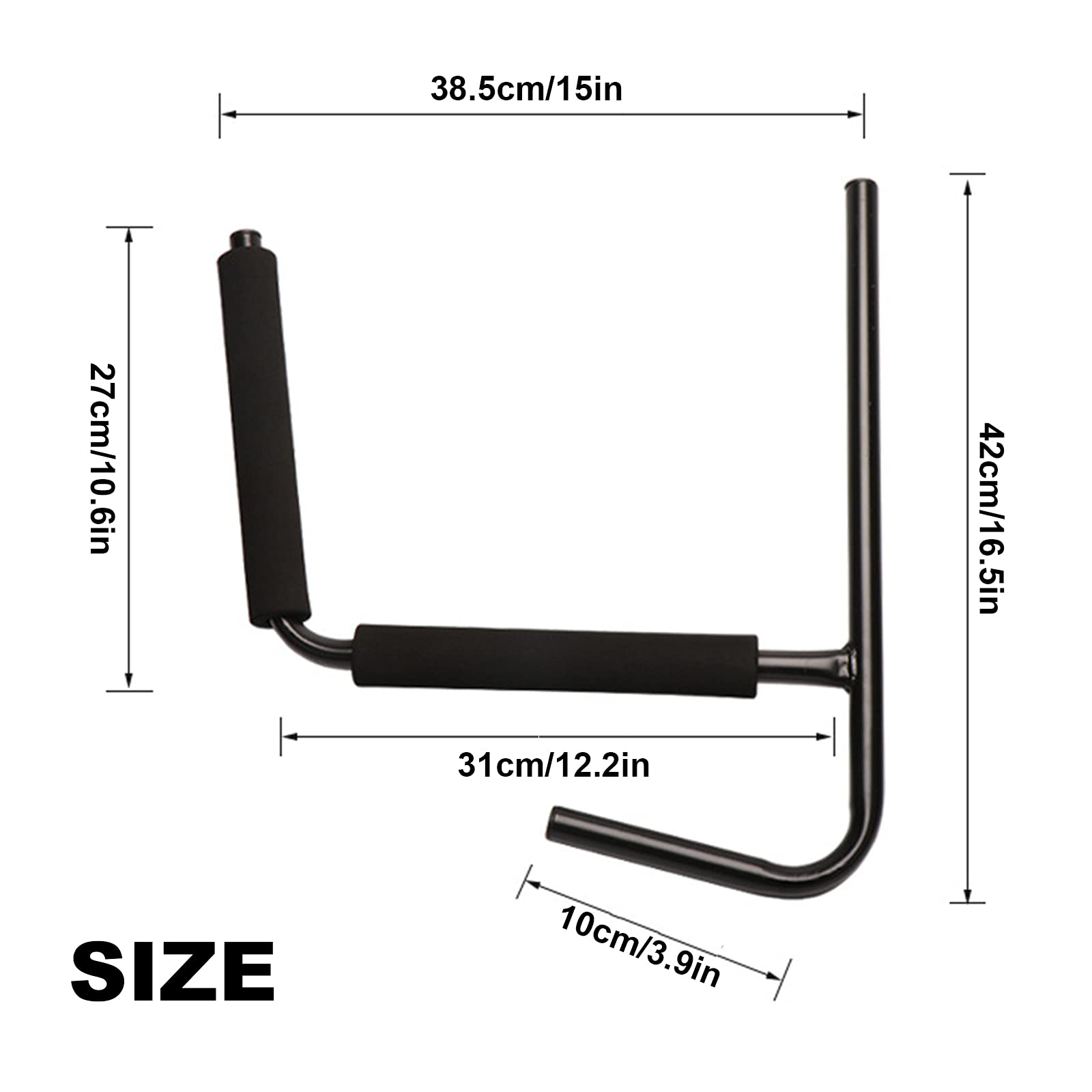 Heavy Duty Wall Mount Kayak Storage Rack - SUP Paddle Board & Hose Organizer - Perfect for Garage, Basement, and Outdoor Gear Organization