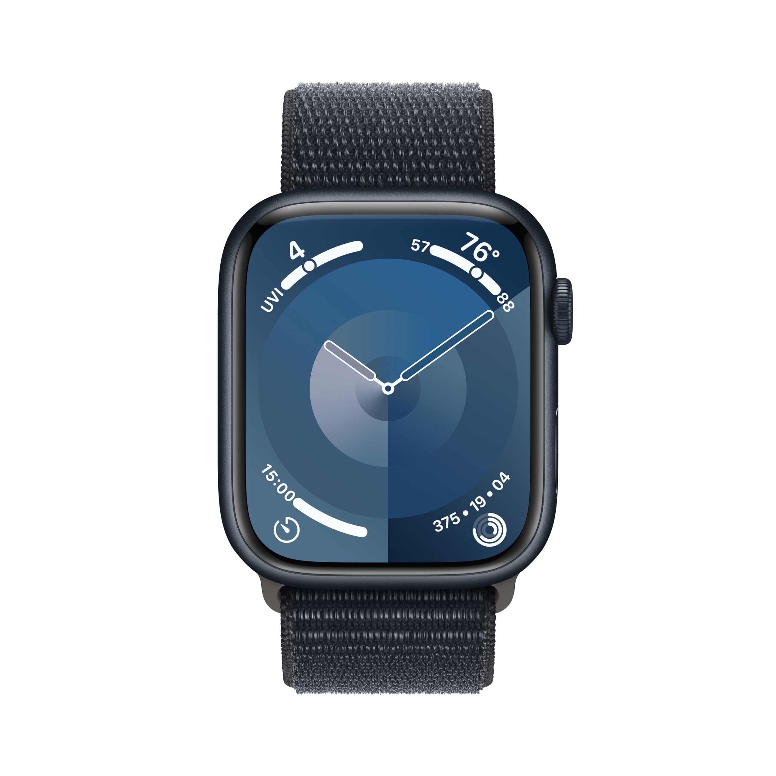 Apple Watch Series 9 (GPS 45mm) - Midnight Aluminum Case with Midnight Sport Loop - Premium Renewed Smartwatch for Fitness Tracking & Notifications - Perfect for Running, Swimming & Daily Wear
