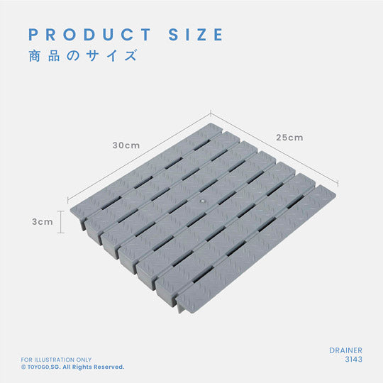 Stainless Steel Drain Cover with Clip - Large Size (3143) for Kitchen, Bathroom, and Shower Drain Protection
