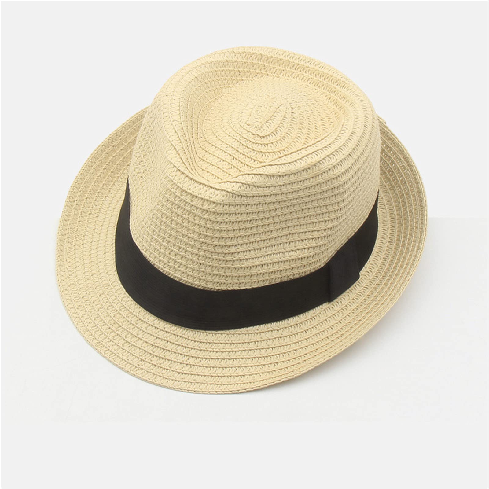 FIN86 Unisex Fashion Hat for Men & Women - Winter Warm & Summer Sun Protection Straw Fisherman Cap - Casual Beach, Outdoor, Travel Accessory in Beige
