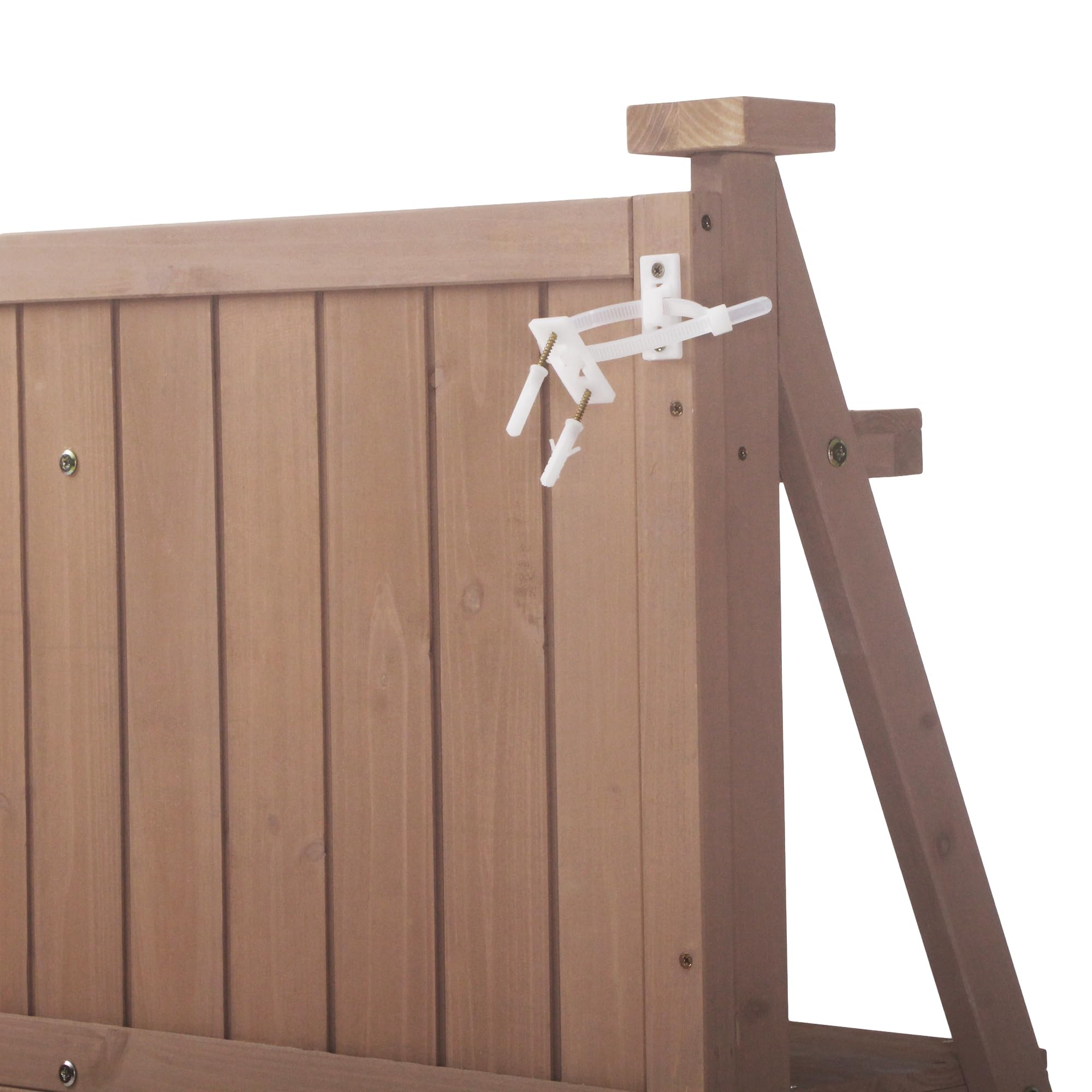 65 Inch Fir Wood Garden Potting Bench with Storage Shelf, Drawer & Cabinet - Heavy Duty Outdoor Workstation for Planting, Gardening & DIY Projects - Perfect for Backyard, Greenhouse & Patio Use