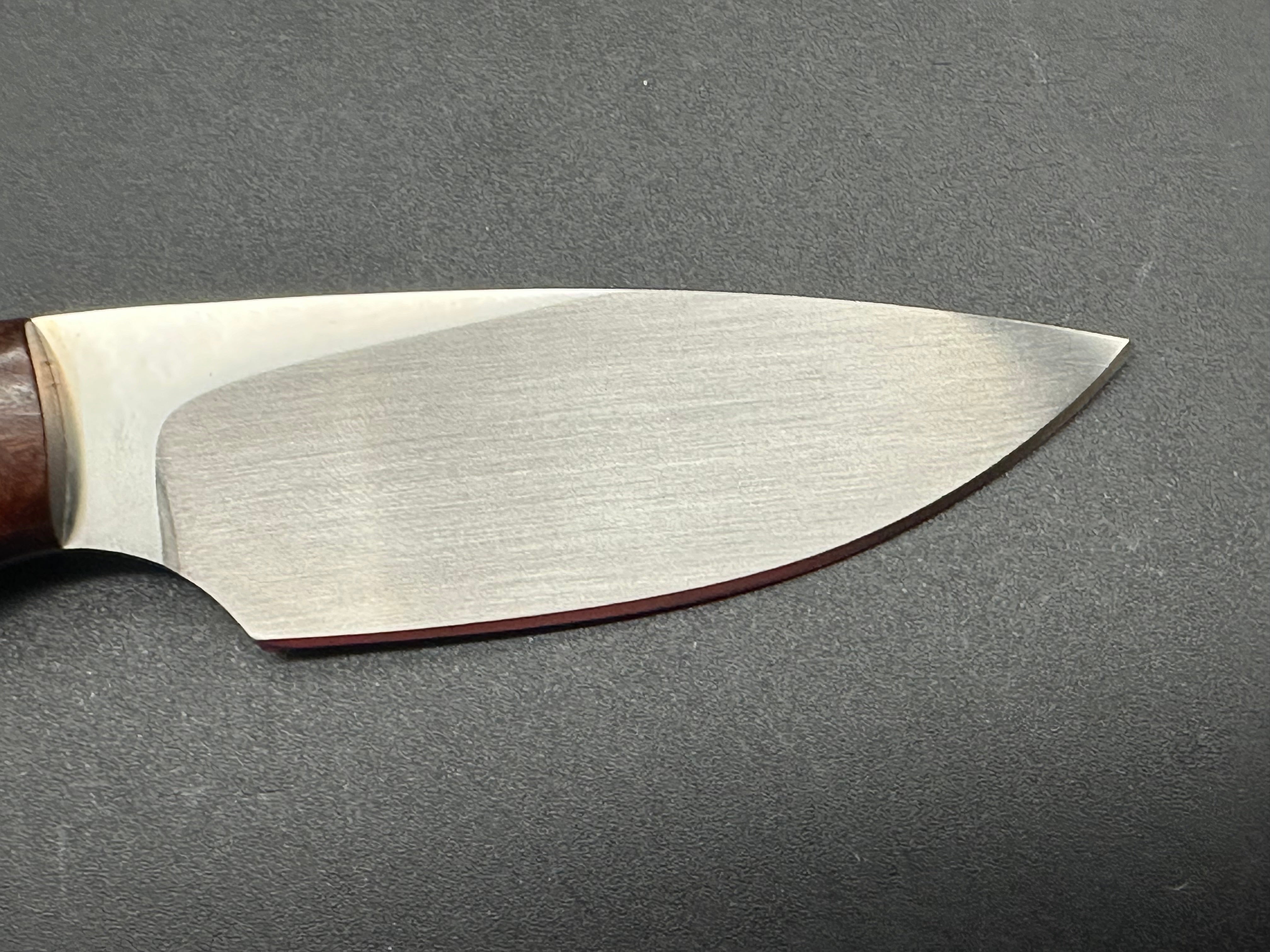 Arno Bernard Gecko Folding Knife - Premium Walnut Handle & Alligator Sheath - Perfect for Outdoor Adventures, Camping, and Everyday Carry (EDC)
