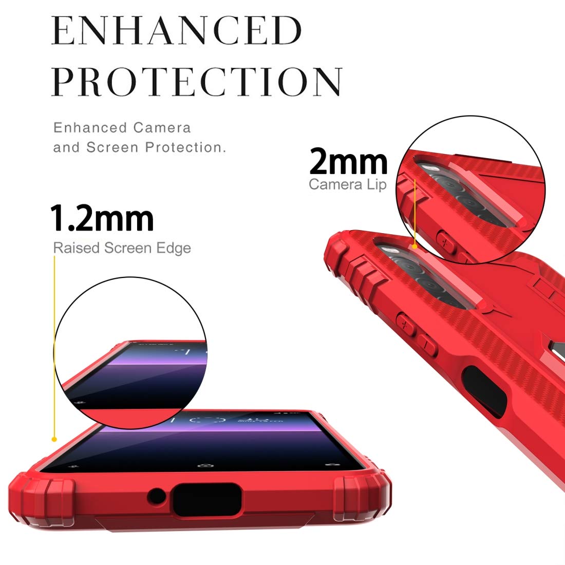 Premium Carbon Fiber Phone Case with 360° Rotating Ring Stand - Slim Protective Cover for iPhone 15 Pro Max | Perfect for Work, Travel & Hands-Free Viewing