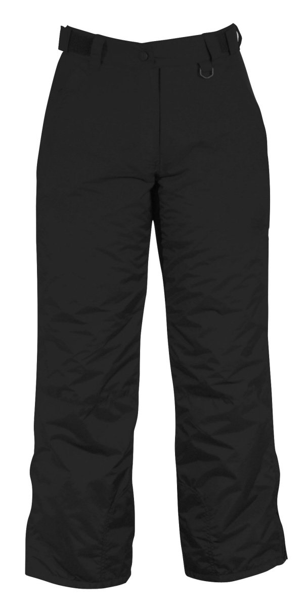 WhiteStorm Elite Women's Cargo Snowboard Pants - Waterproof Winter Ski Pants with Insulation for Cold Weather (Small, Black) - Perfect for Skiing, Snowboarding & Outdoor Winter Activities