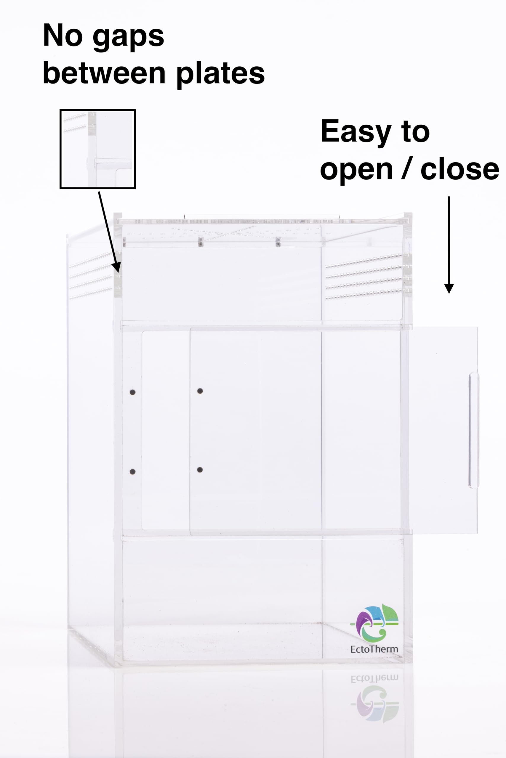Premium Jumping Spider Enclosure Kit - Glass Spider Terrarium with Ventilation | Ideal Habitat for Pet Jumping Spiders, Tarantulas & Insects | Perfect for Home, Classroom or Office Display