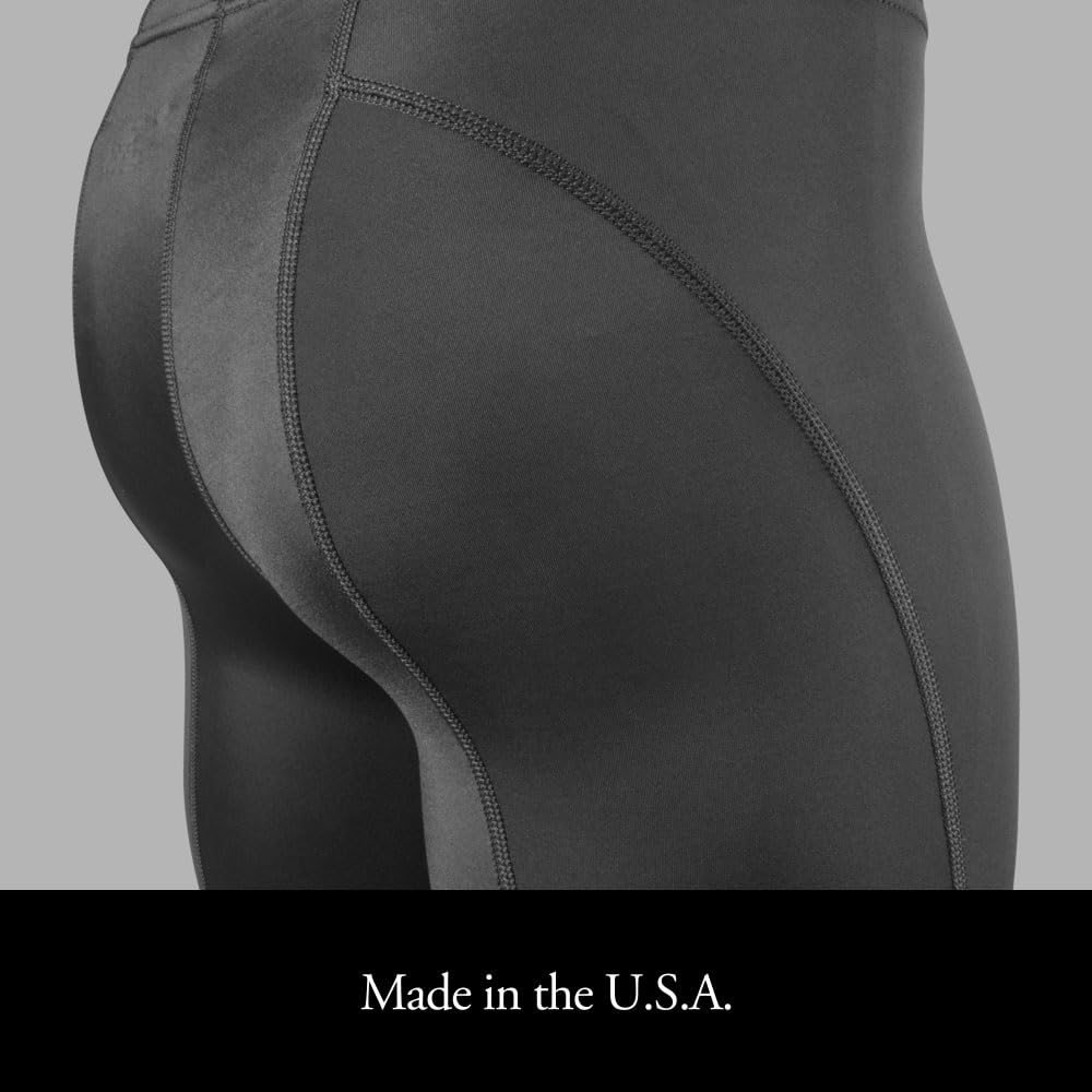 Men's Triumph Workout Tights - High Performance Compression Spandex Leggings for Running, Gym & Training | Moisture-Wicking & Breathable | Made in USA | Perfect for CrossFit, Yoga & Active Lifestyle