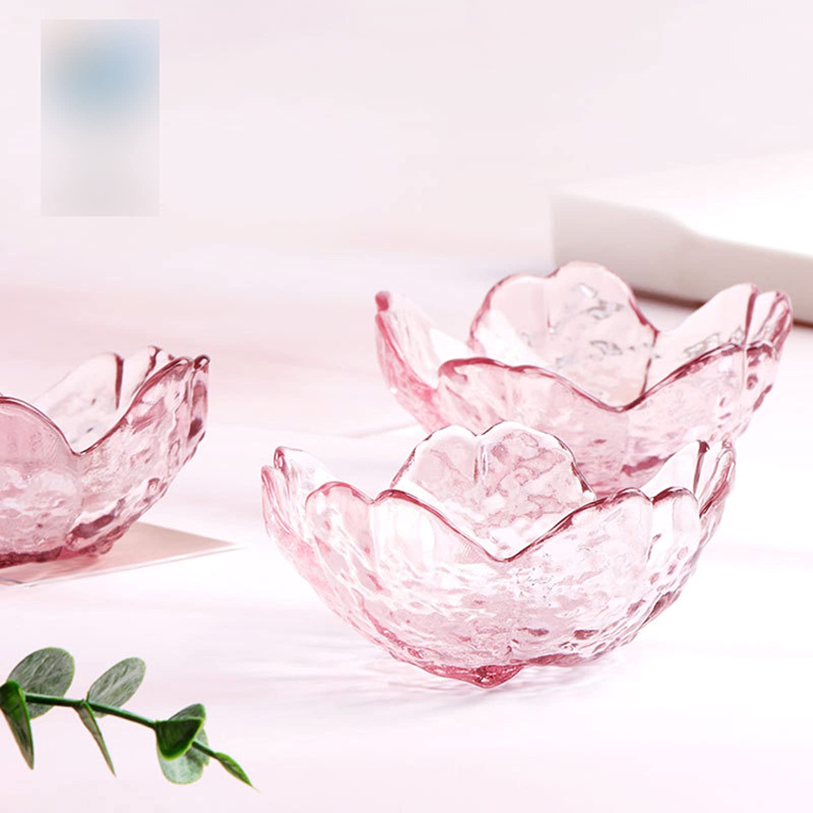 6-Piece Colorful Glass Dessert Bowls Set - Elegant Small Serving Dishes for Ice Cream, Pudding, Fruit & Party Snacks - Durable & Stylish Tableware for Home Entertaining