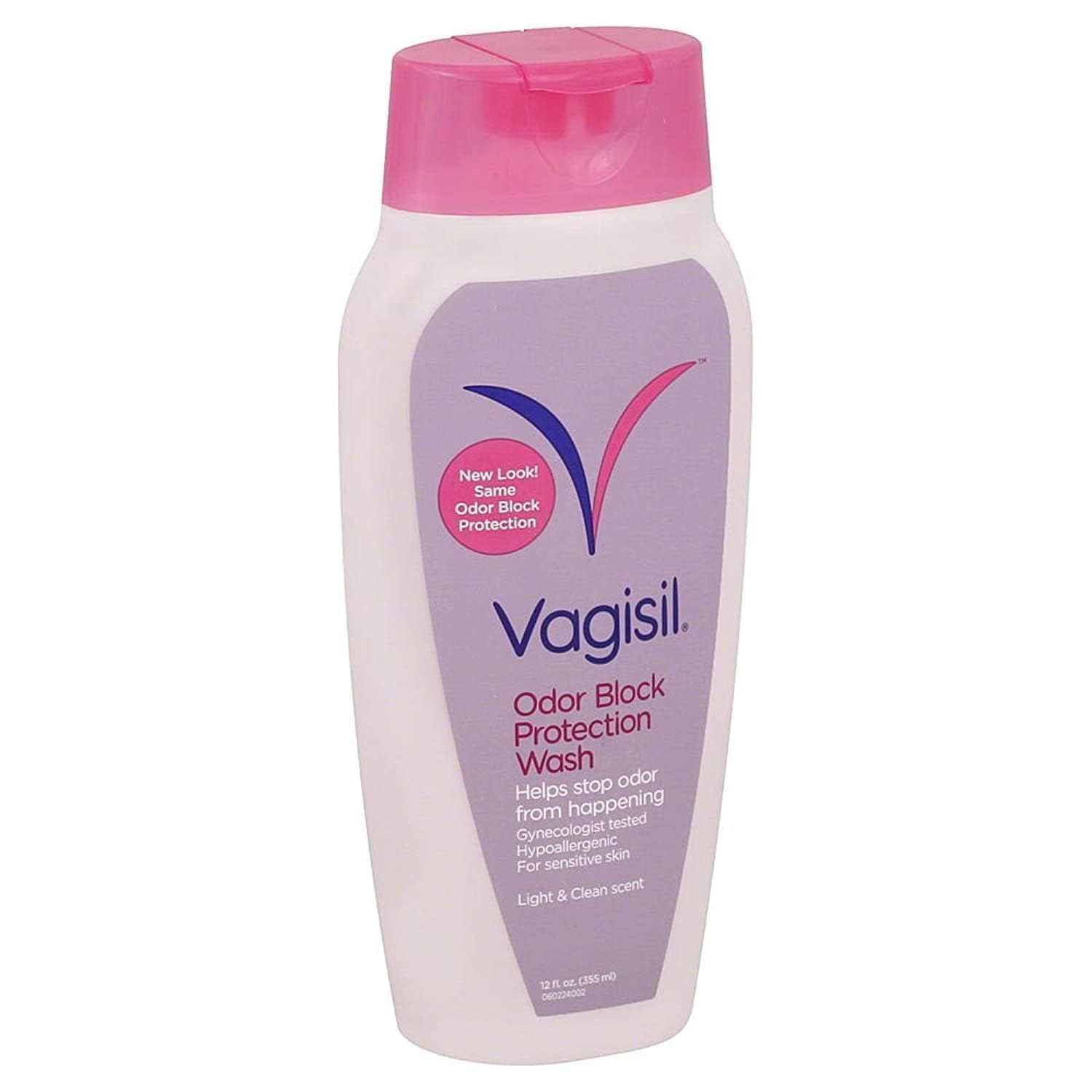 Vagisil Odor Block Daily Intimate Vaginal Wash 12 oz - pH Balanced Feminine Hygiene Cleanser for Women | Gentle & Soothing Formula for Daily Use, Freshness & Comfort All Day
