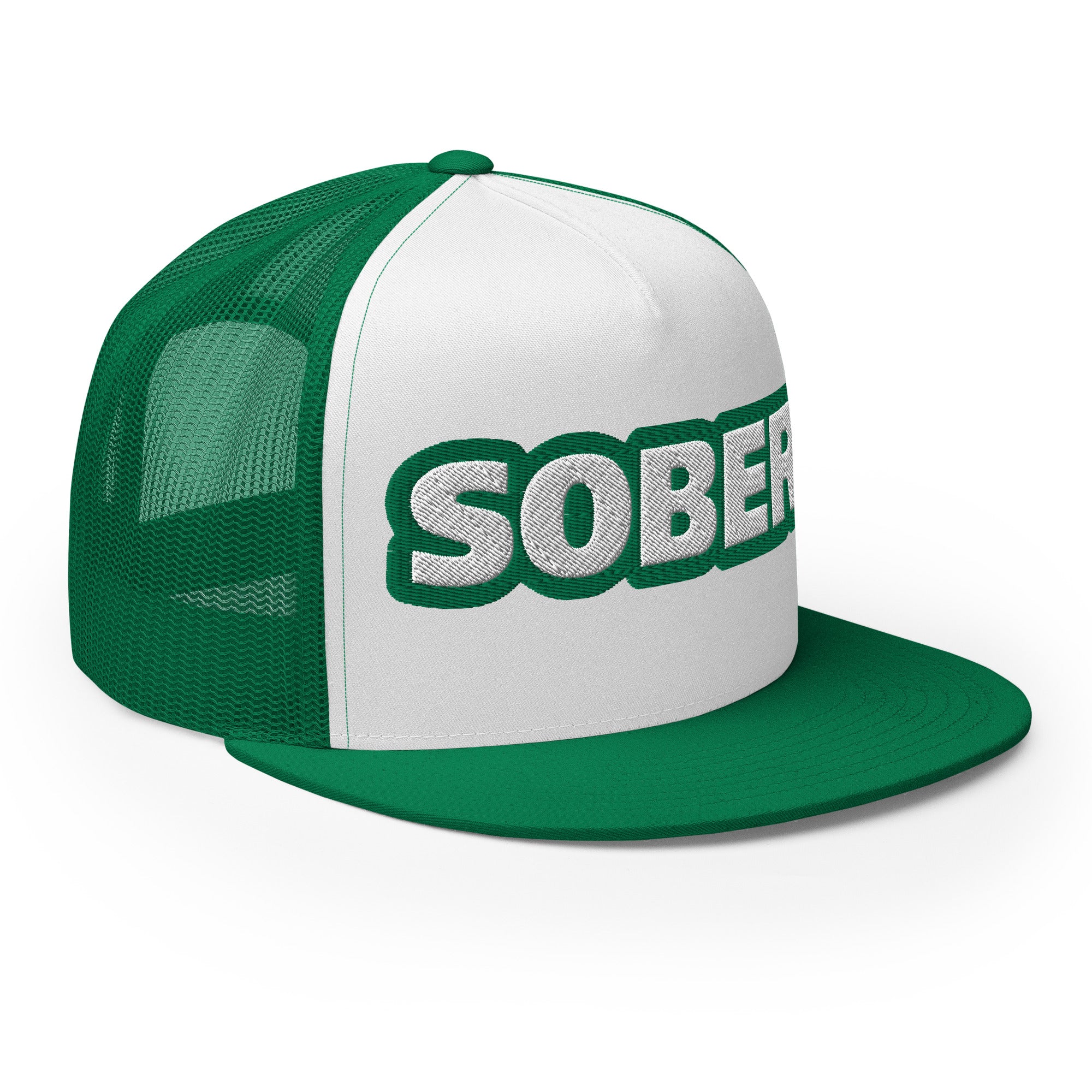 Clarity Classic Trucker Cap - Bold Sobriety Statement Hat for Men & Women | Perfect for Recovery Meetings, Outdoor Activities & Everyday Wear