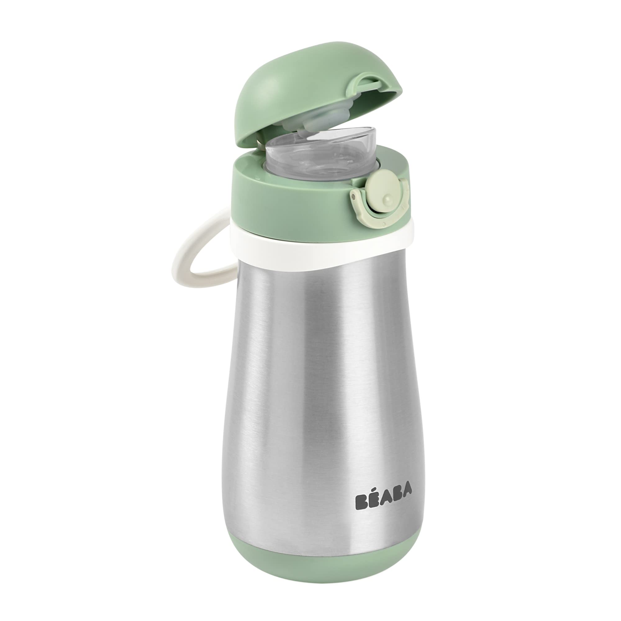 BEABA Kids Insulated Water Bottle - Leakproof Thermos for Toddlers, Travel & School